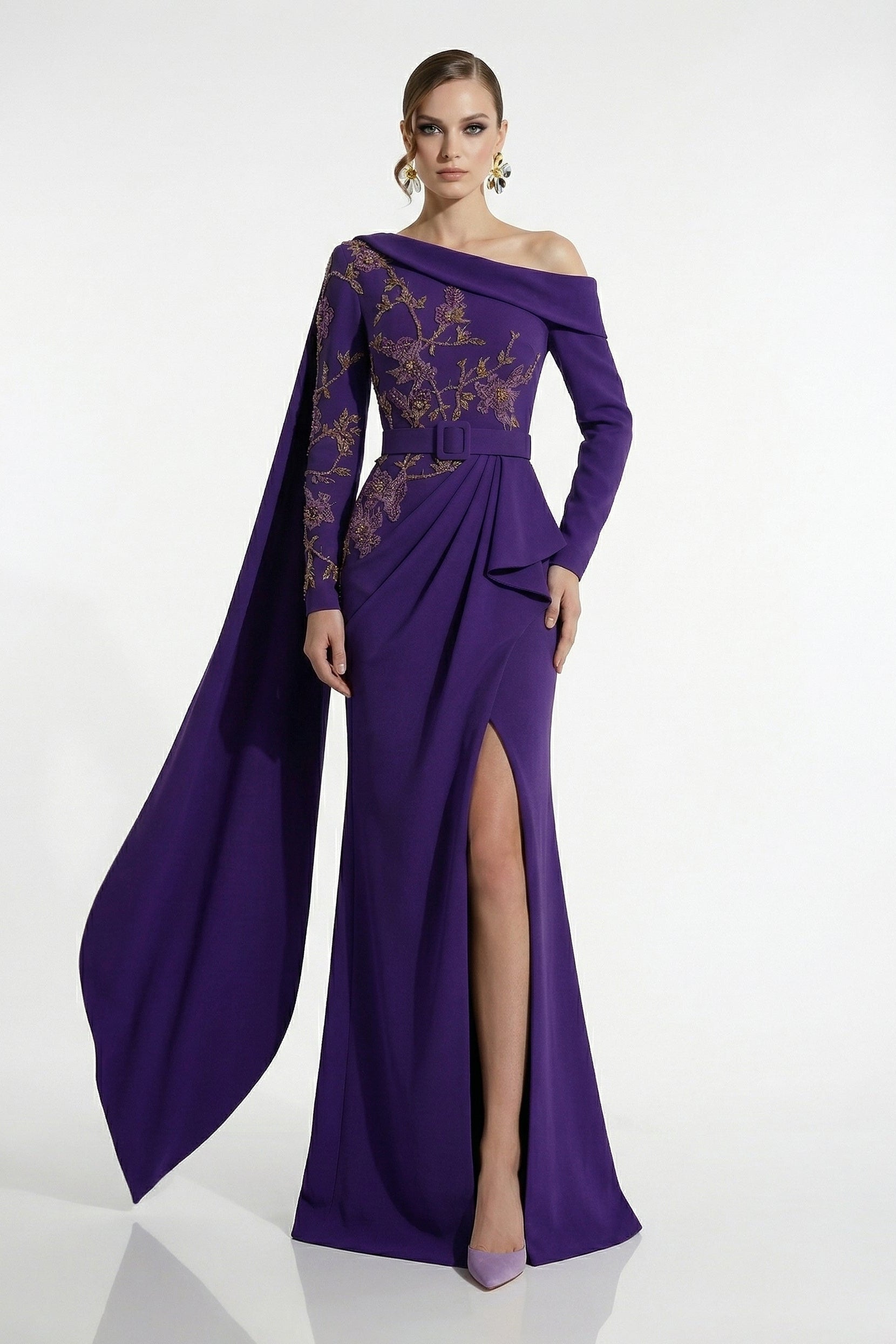 Fouad Sarkis F3039 Couture Evening Gown