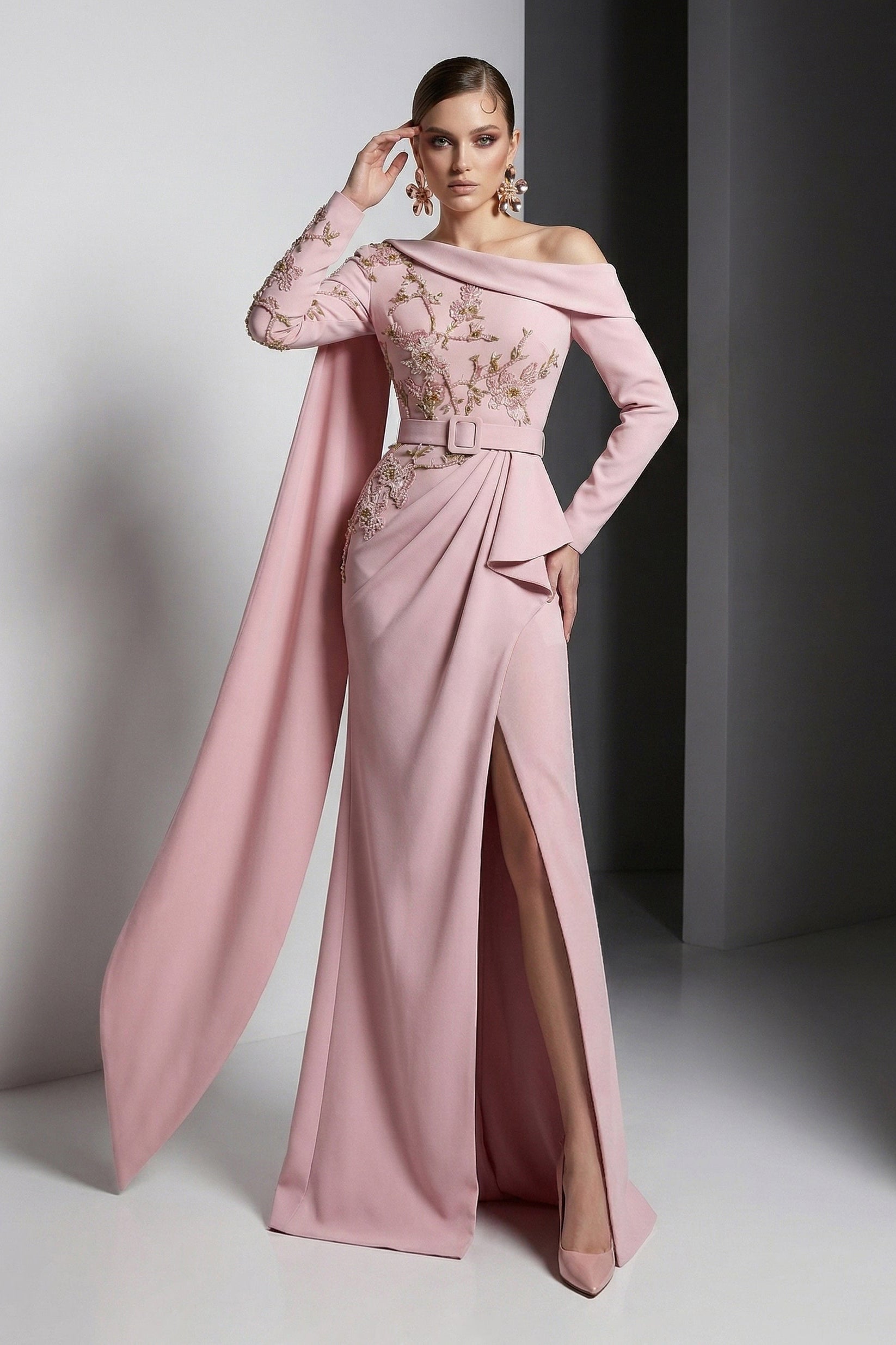 Fouad Sarkis F3039 Couture Evening Gown