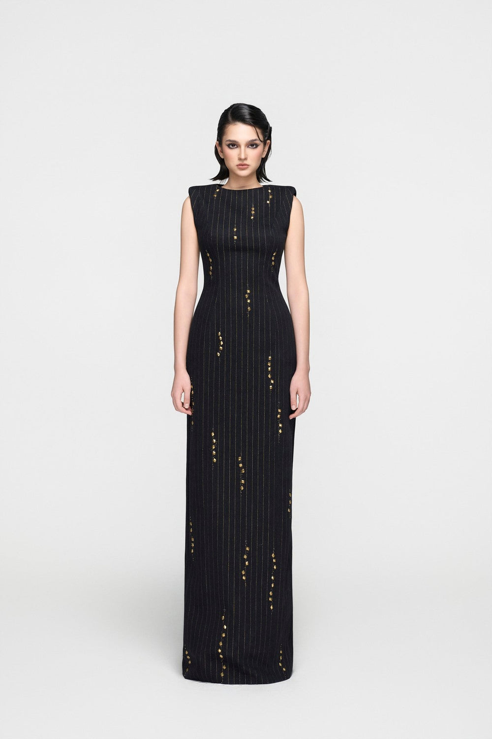 Gold Cascading Dress