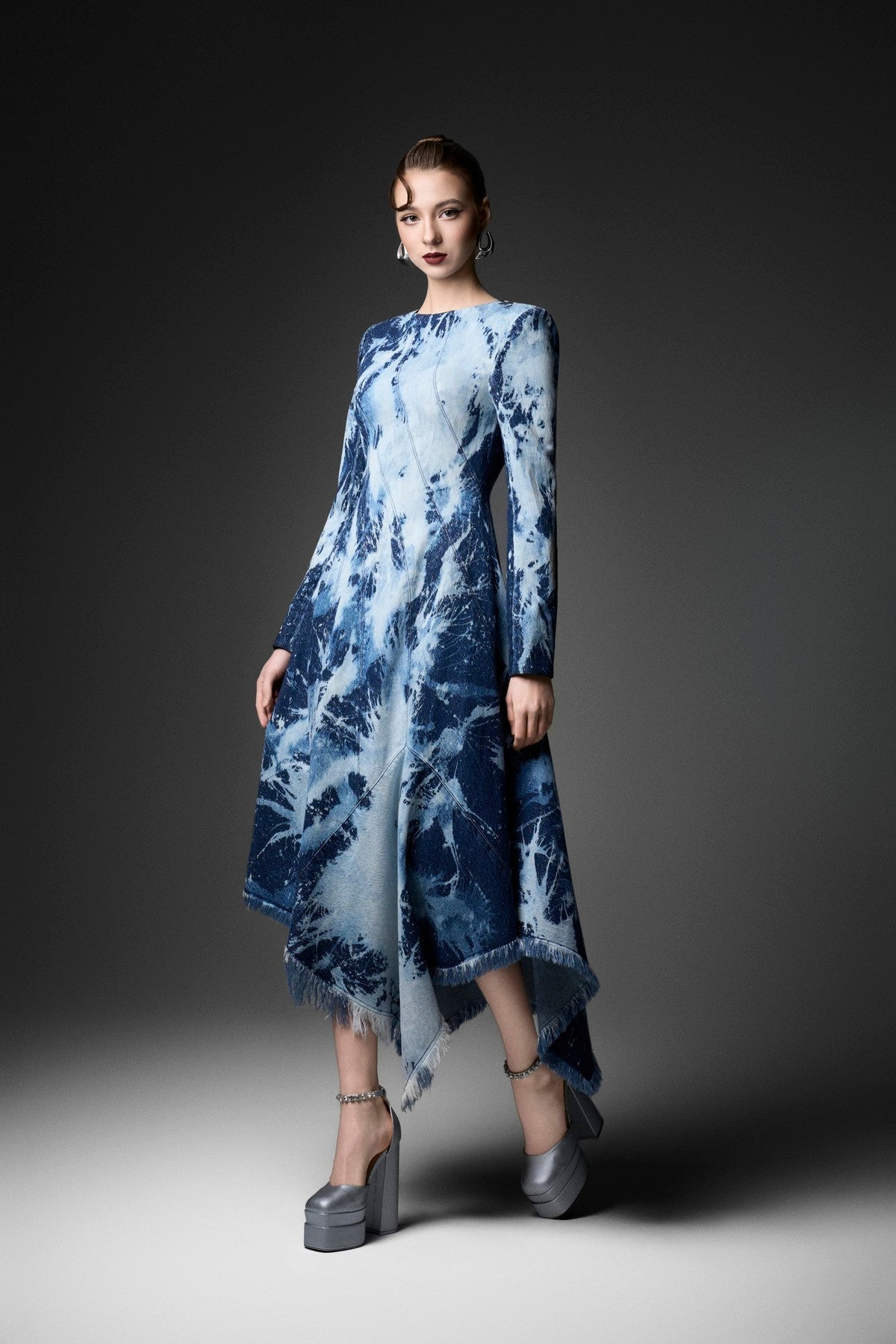 Fringe Denim Dress