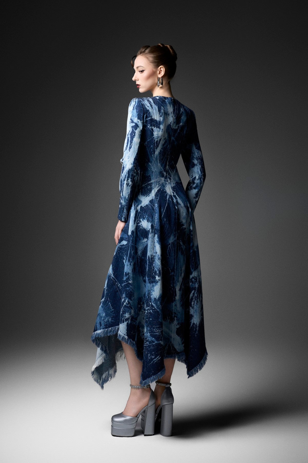 Fringe Denim Dress