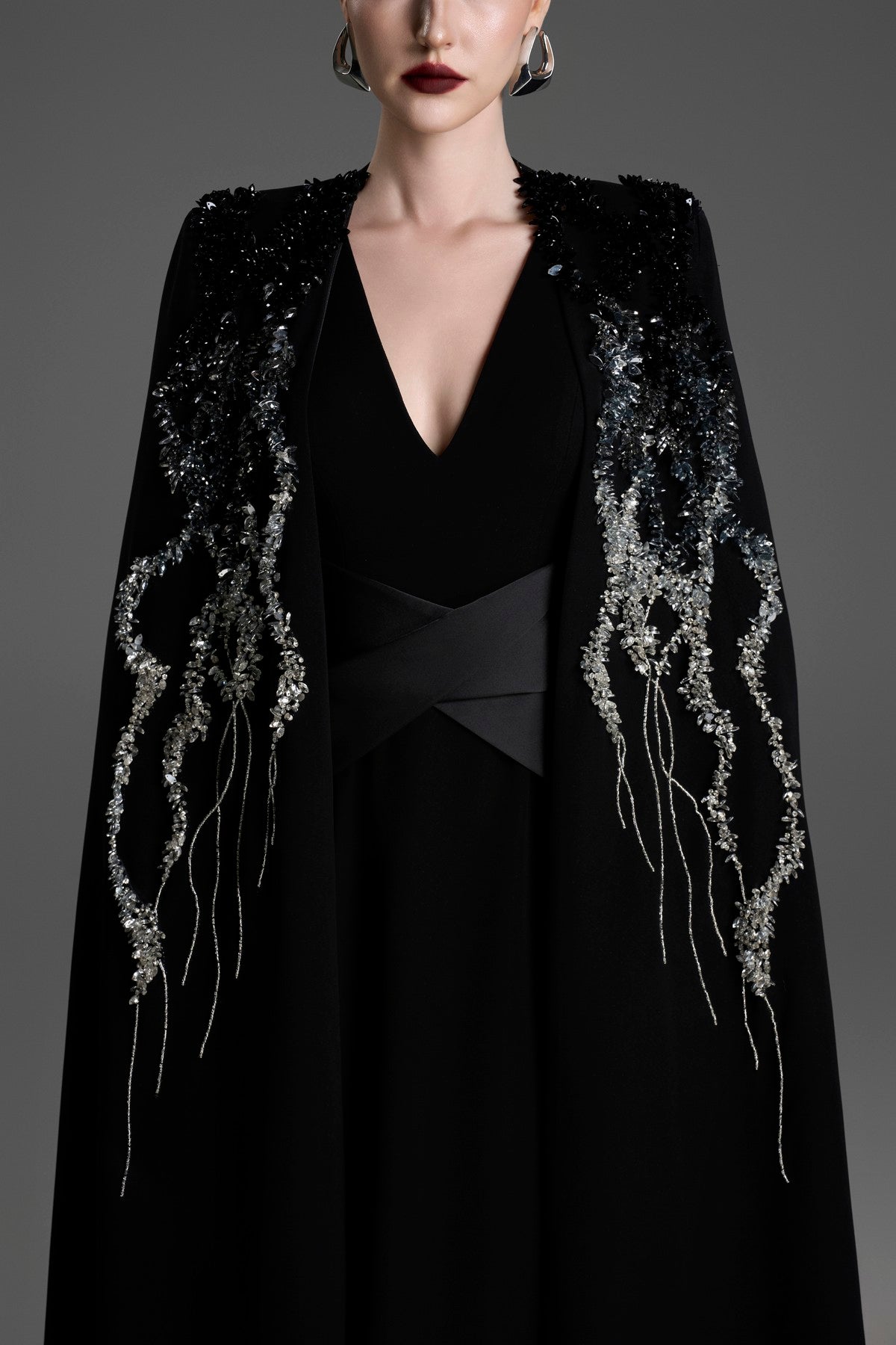 Crystal Drape Dress