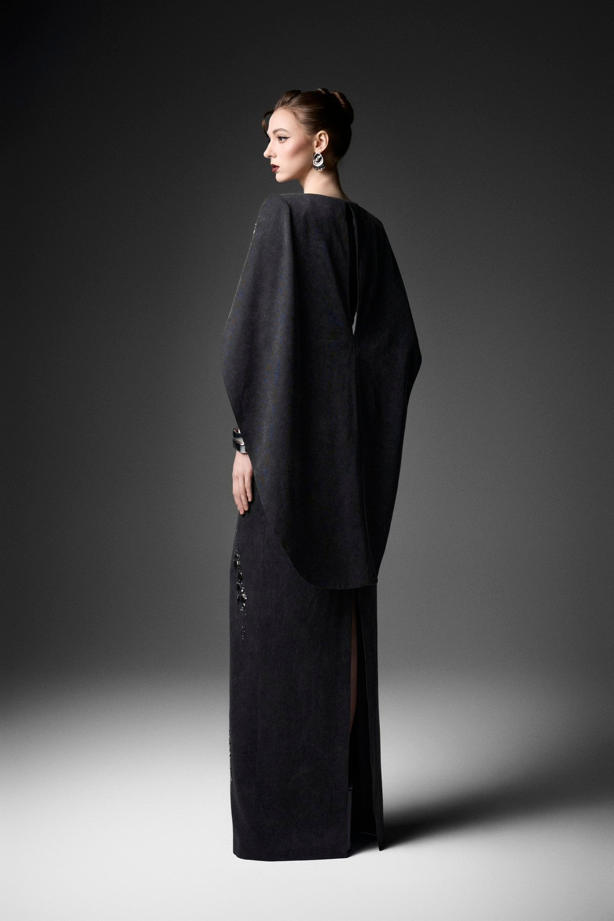 Denim Cape Dress