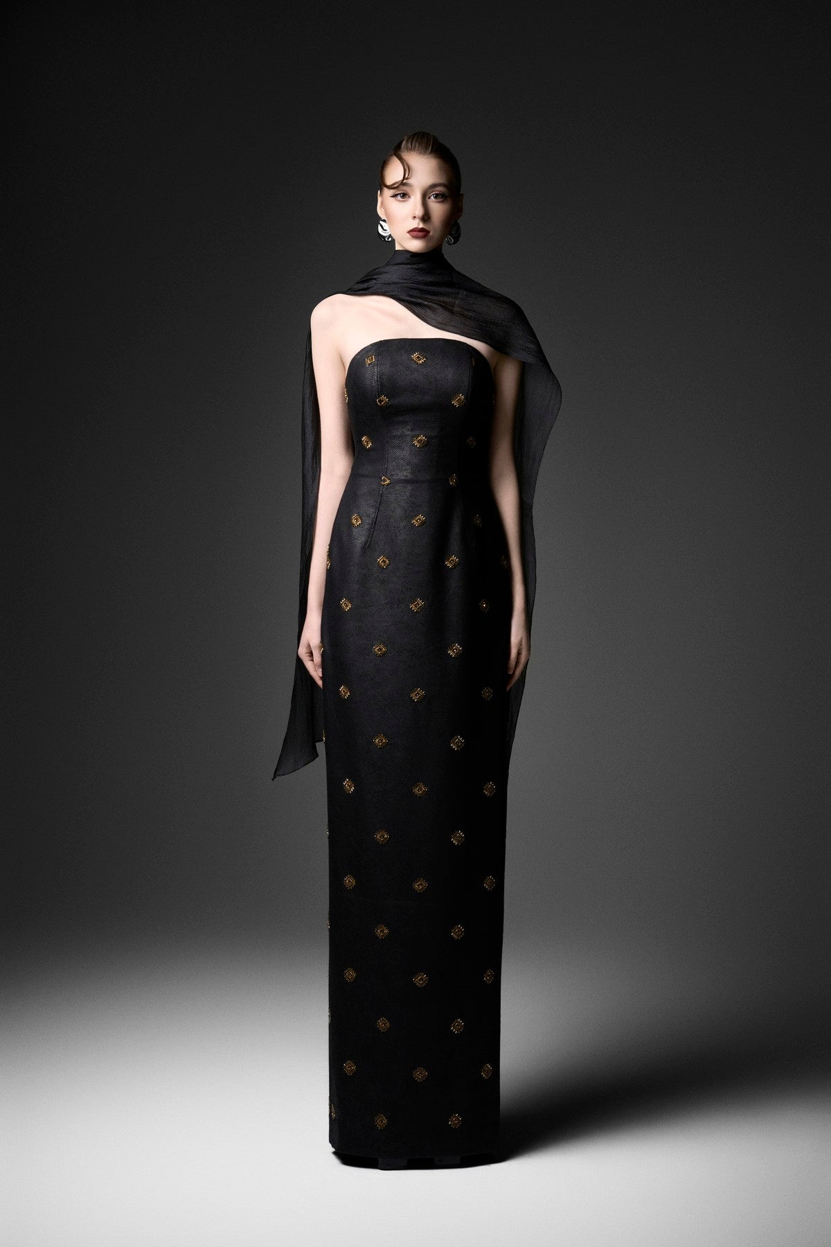 Rococo Leather Dress