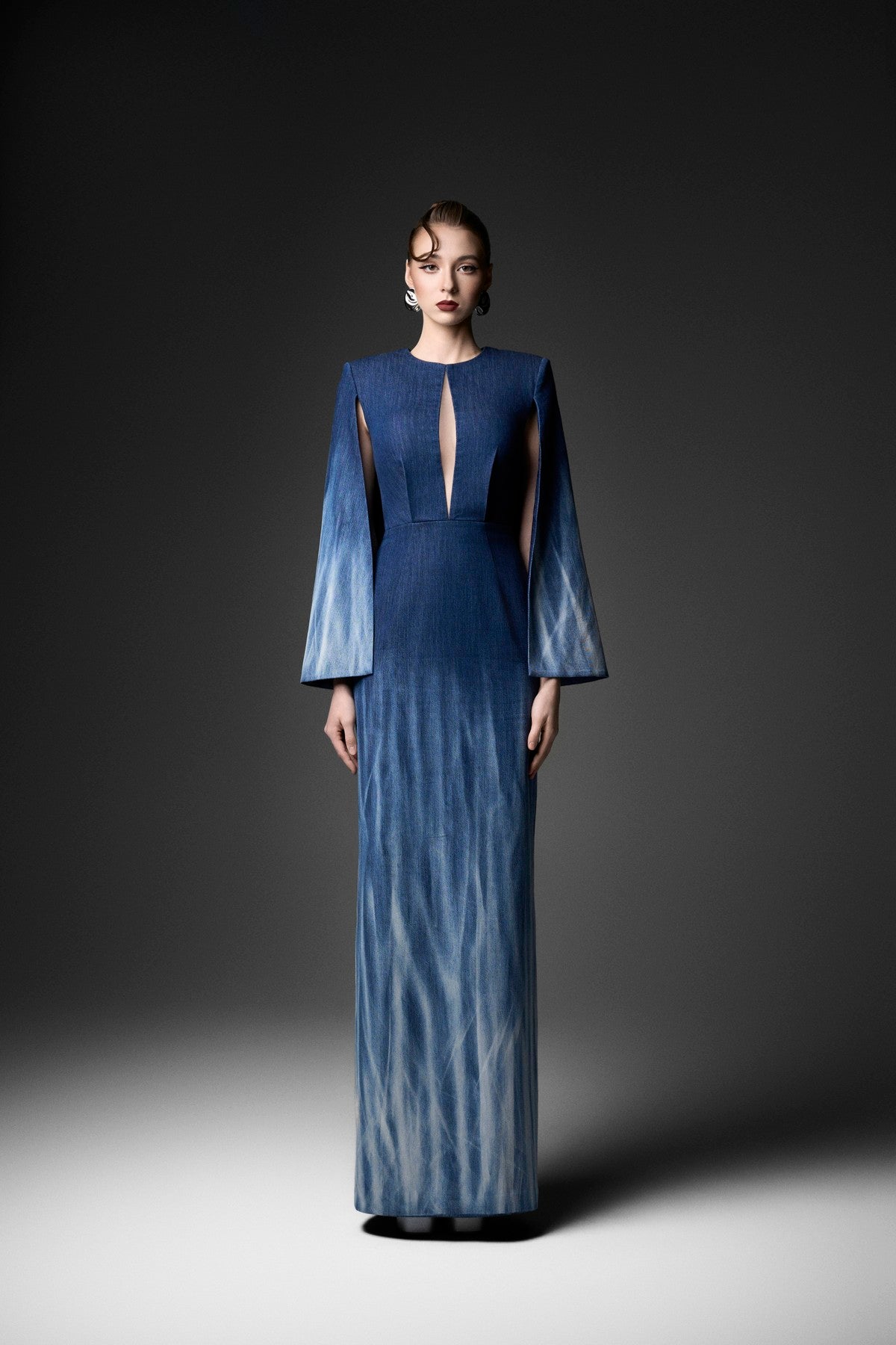 Ombré Cape Dress