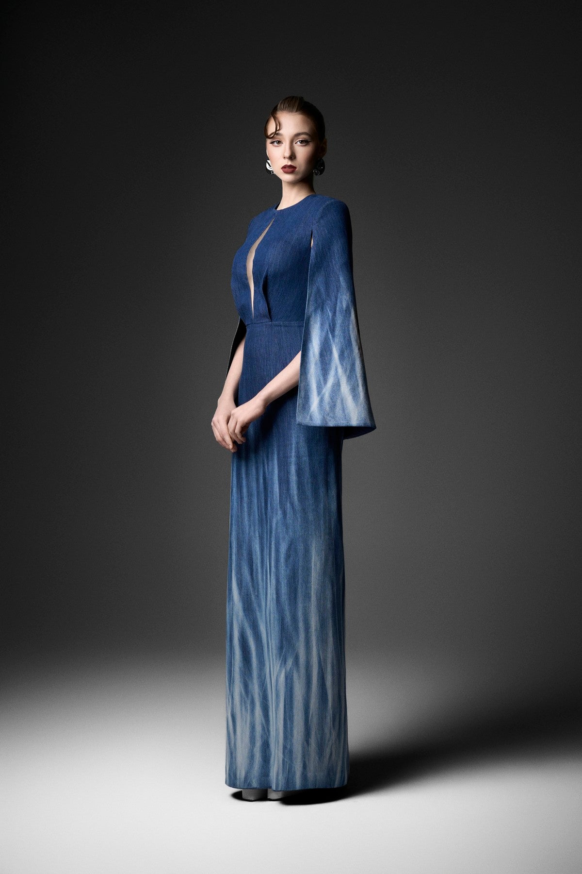 Ombré Cape Dress