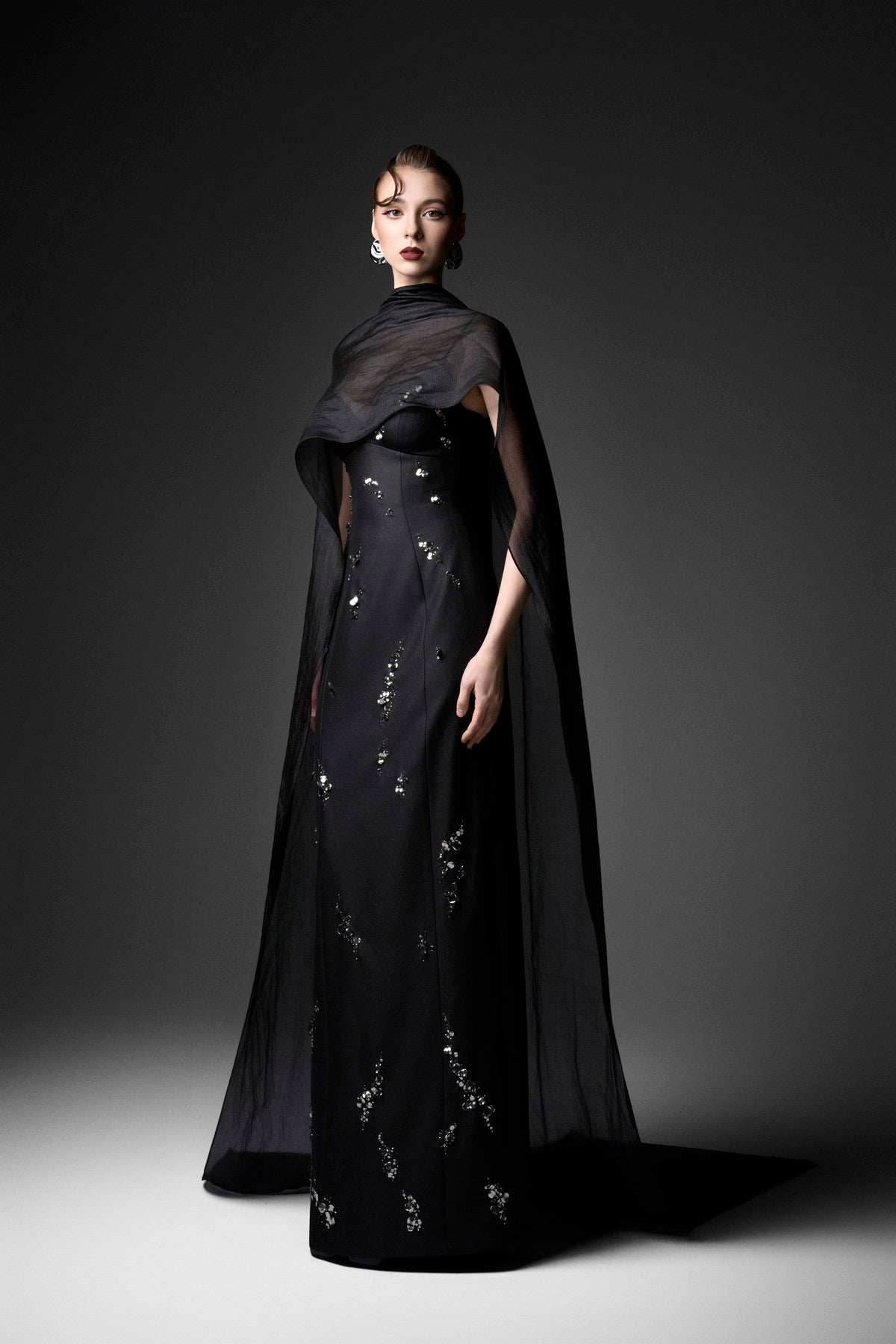 Cat-Eye Column Dress