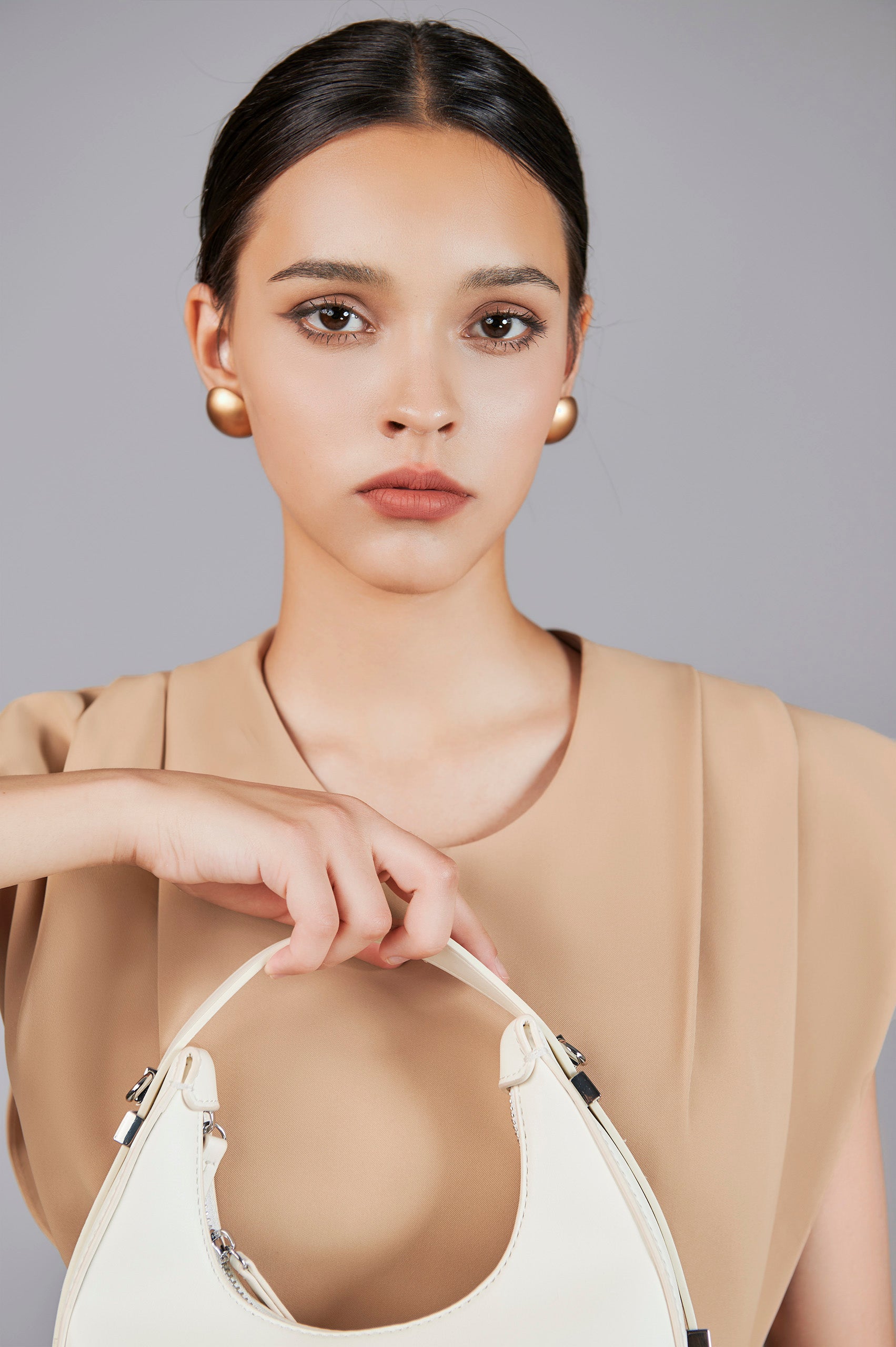Genni Camel A-line Dress