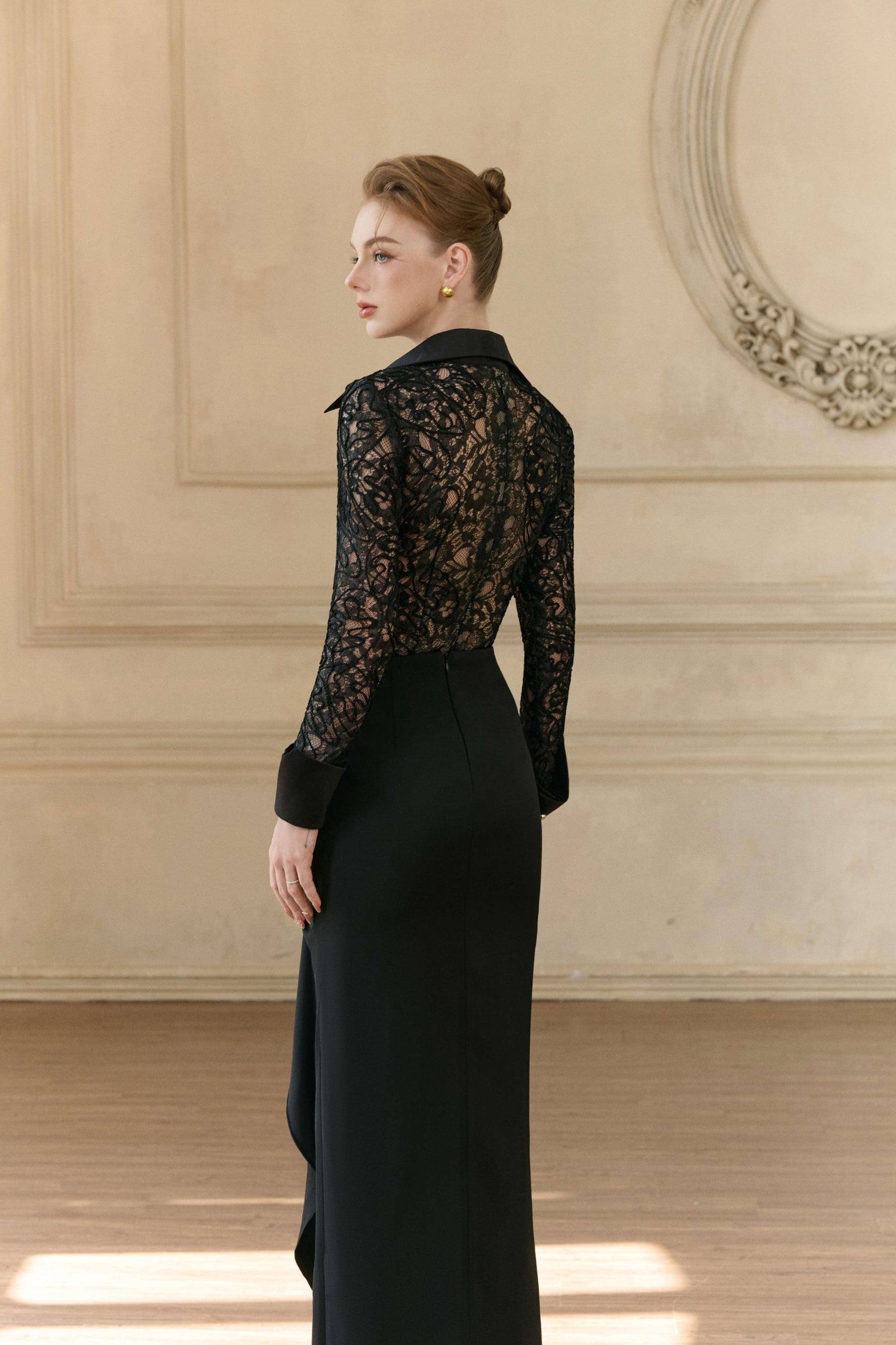 Helena Wrap Structured Lace Set