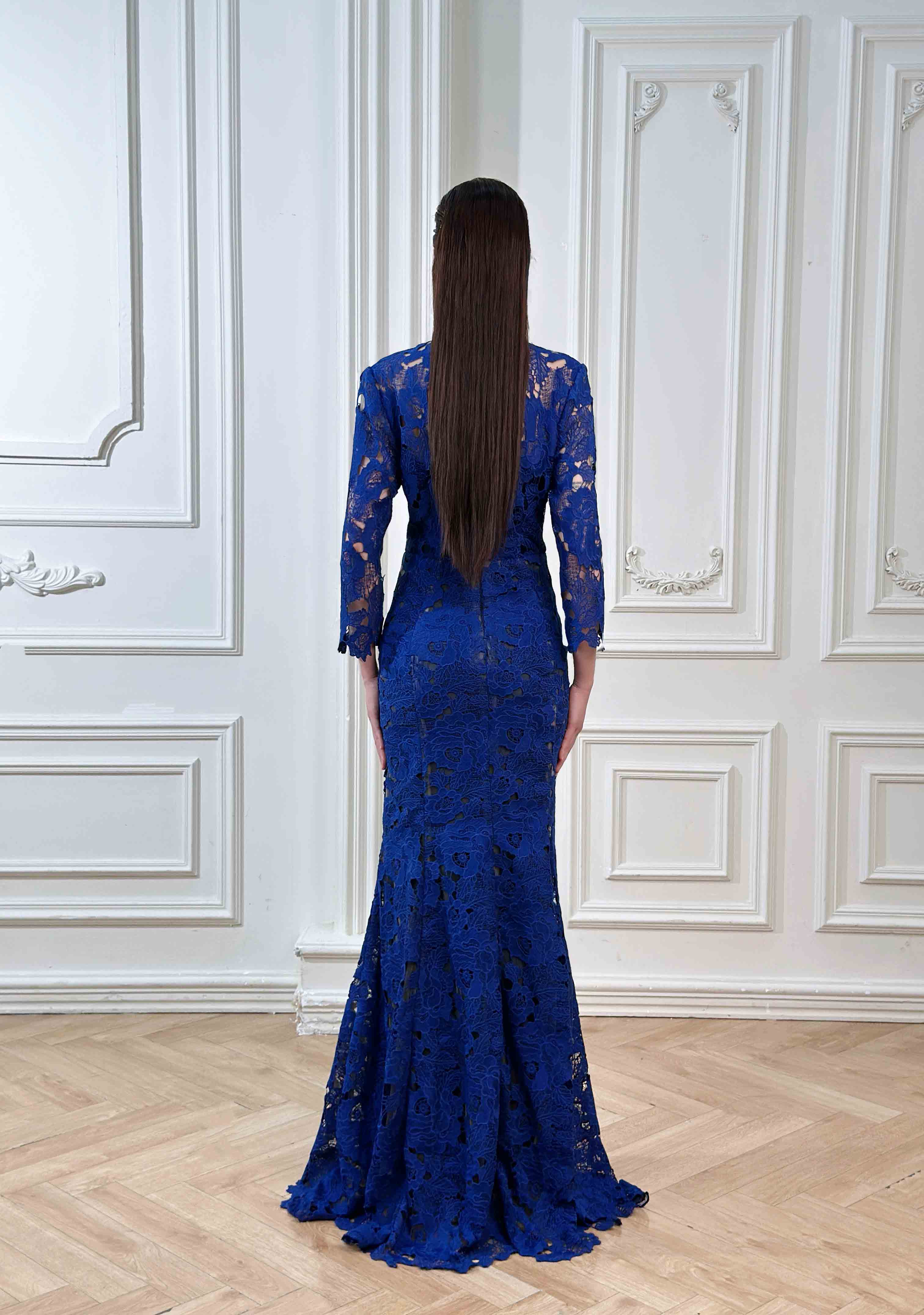 Irene Dress – Lapis Blue Maxi Dress