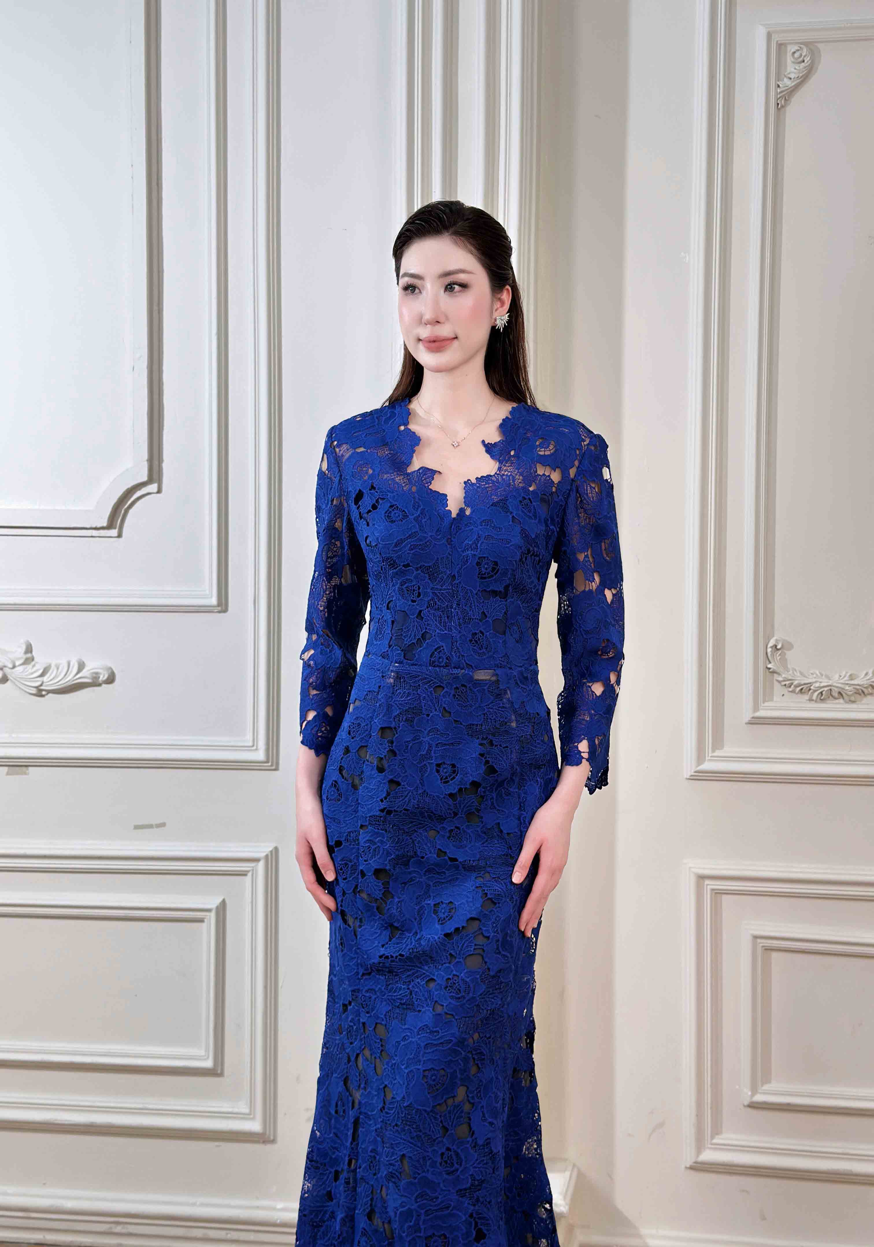 Irene Dress – Lapis Blue Maxi Dress