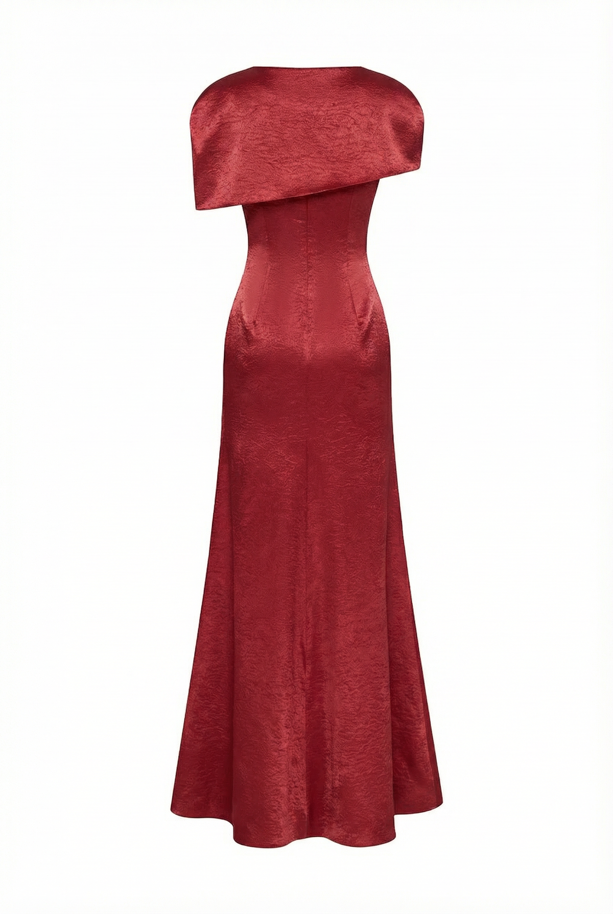 Iva Dress – Mandarin Red Maxi Dress
