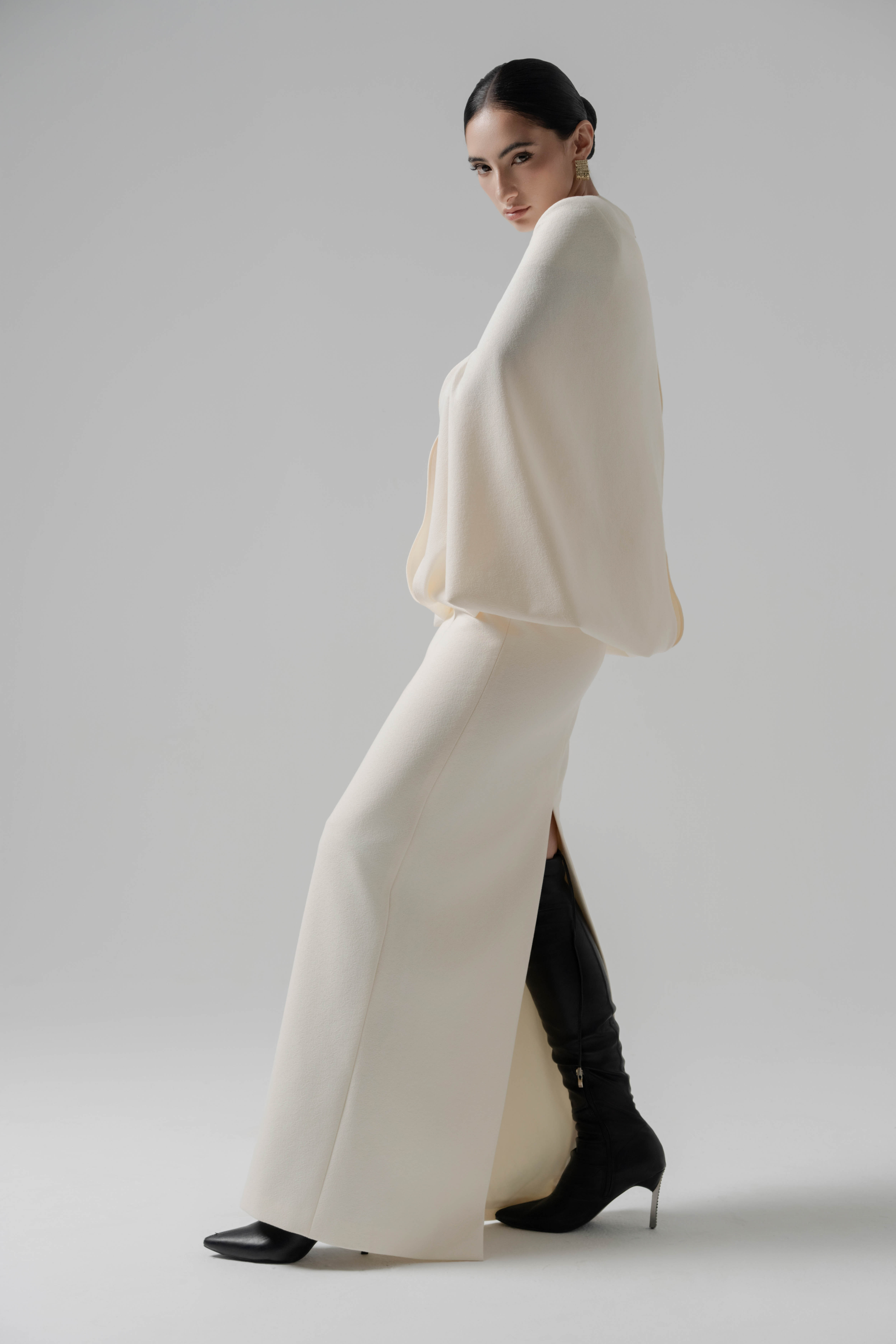 Ivory Curve Dress