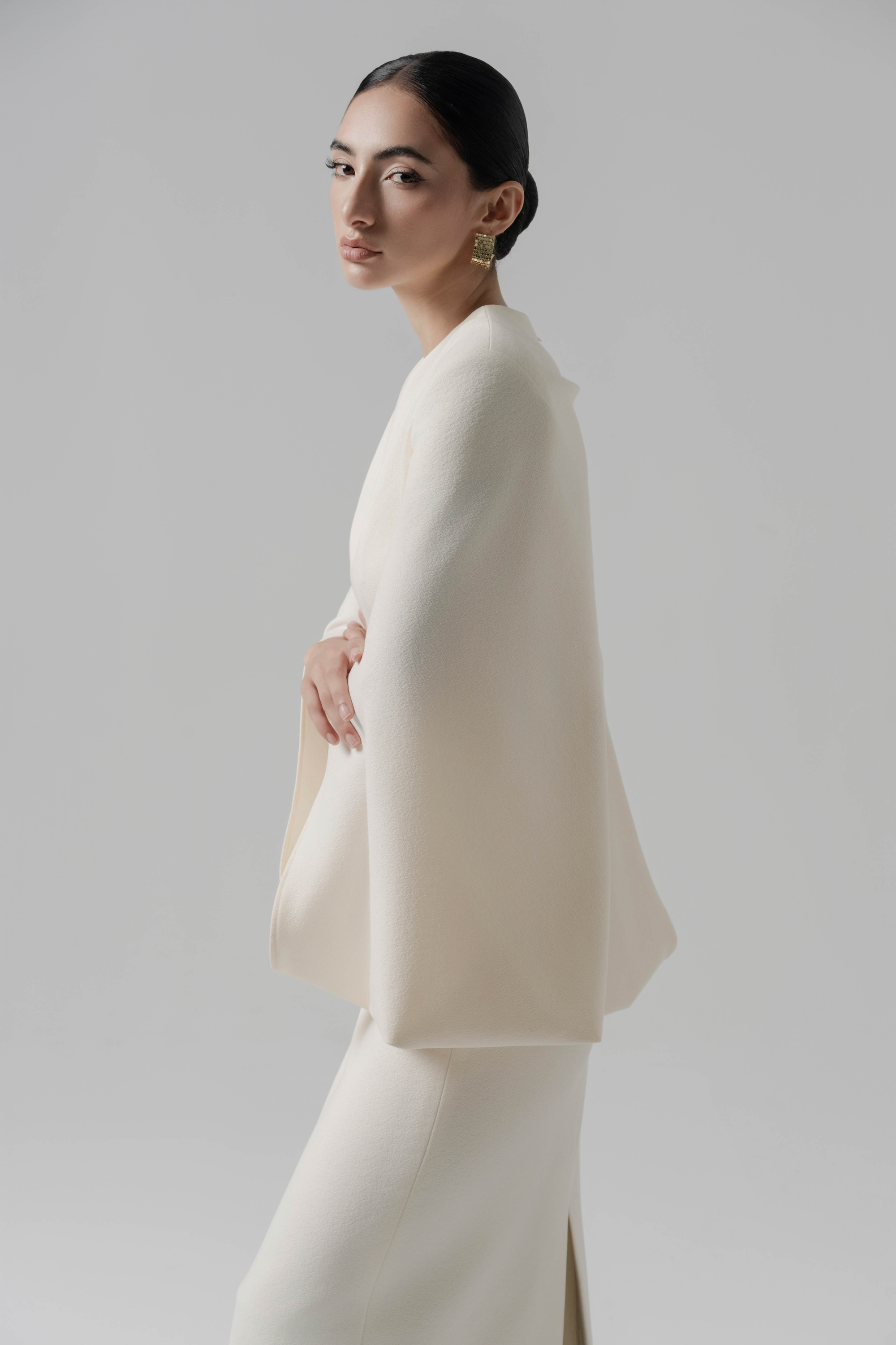 Ivory Curve Dress