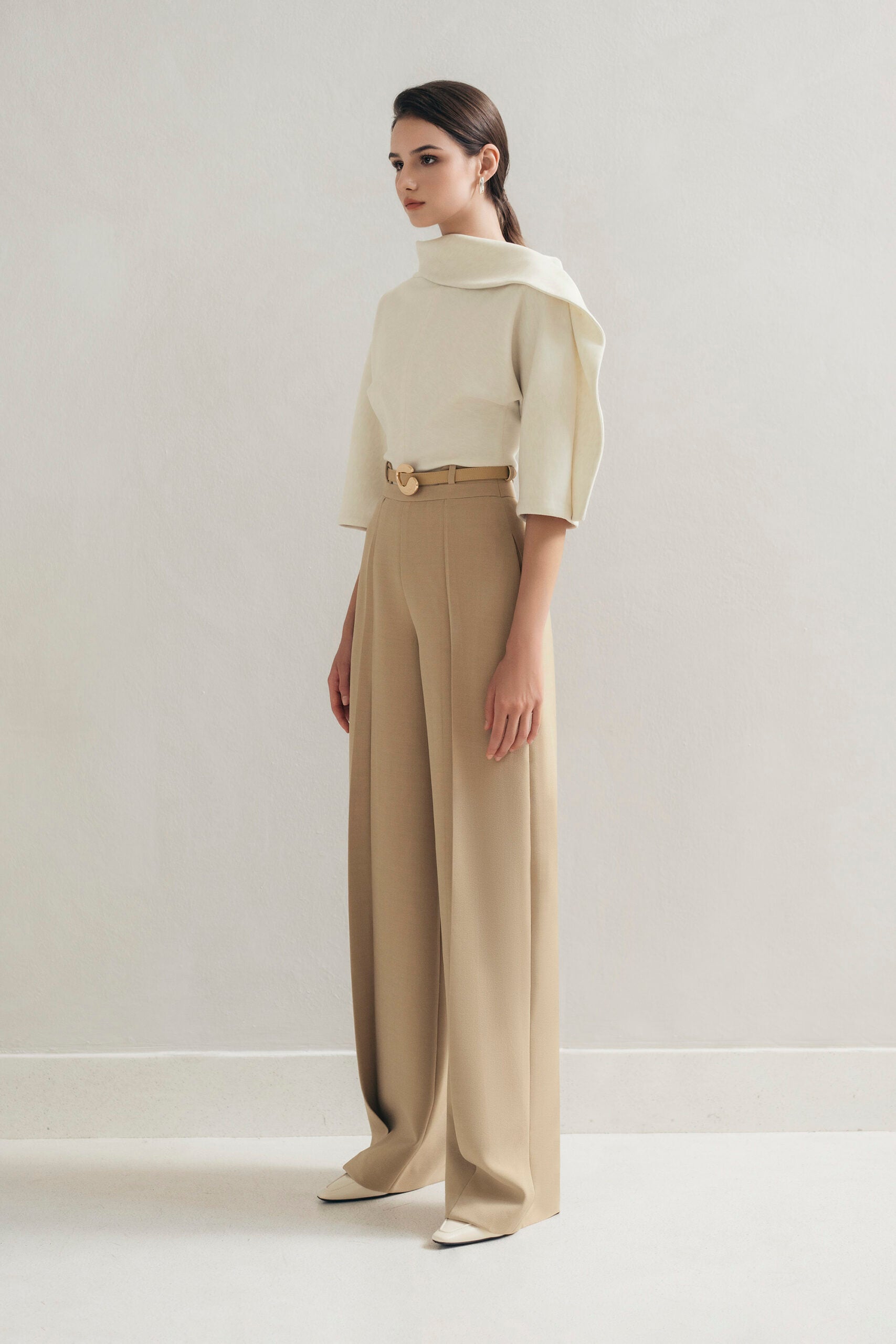 Khaki Hem Pants