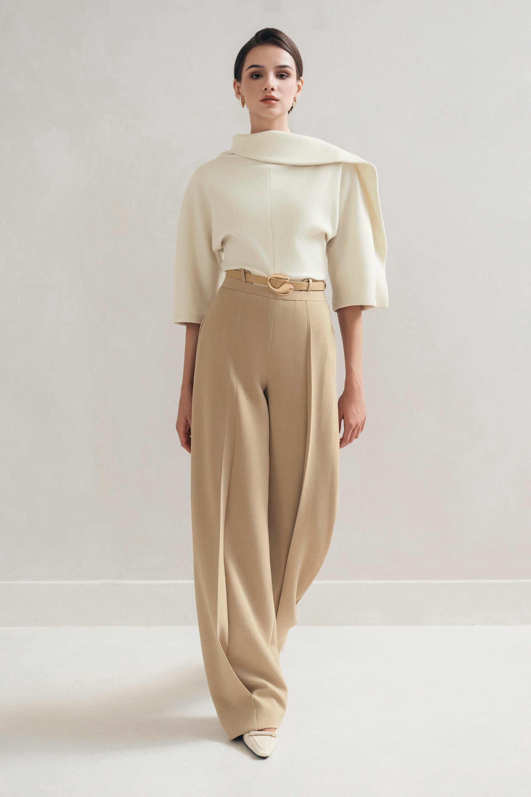 Khaki Hem Pants