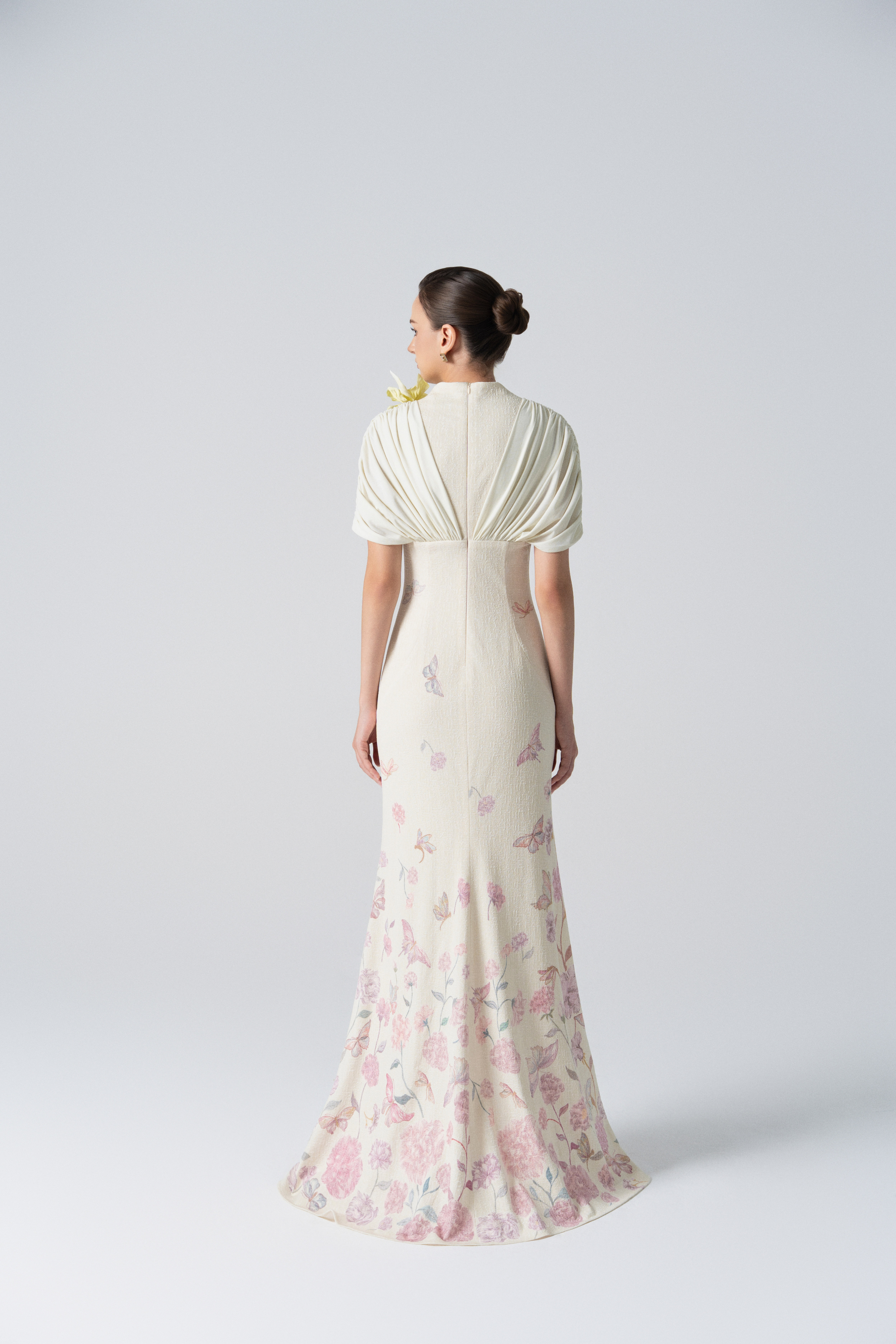 Petal Whisper Gown in Angel Wing