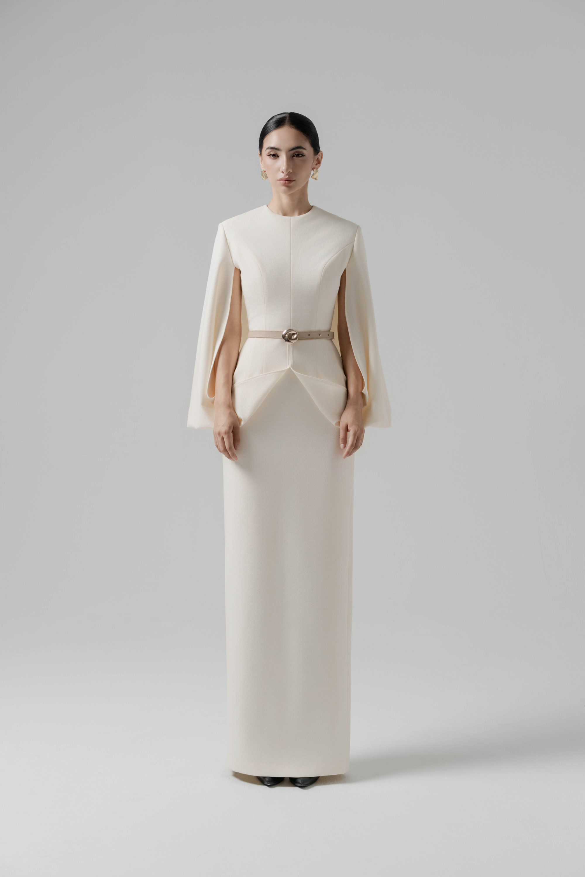 white christmas dresses Bridal Cape Ivory Crepe M/L Rio Cape by Grace Loves Lace main image 0