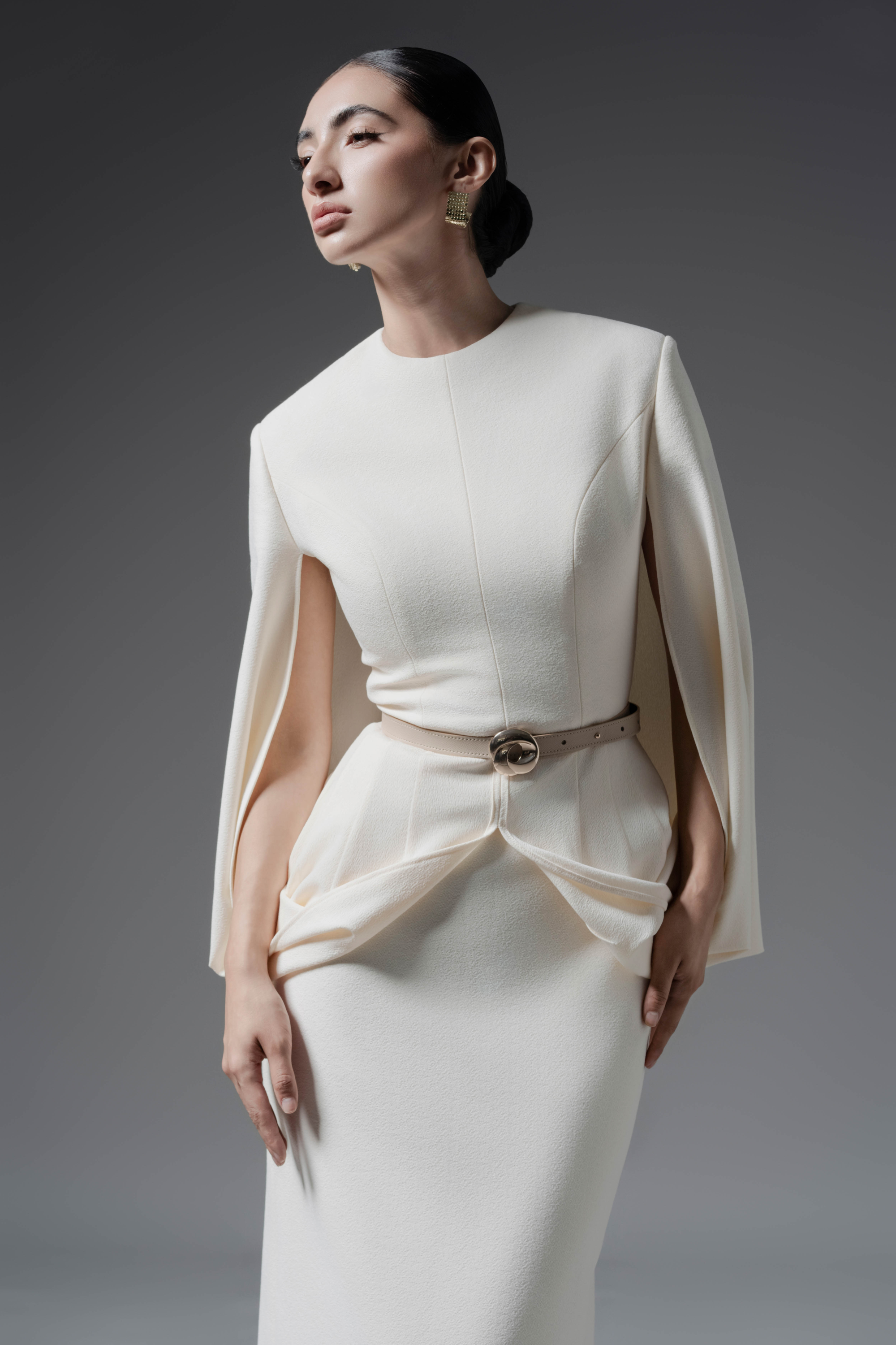 Ivory Curve Dress