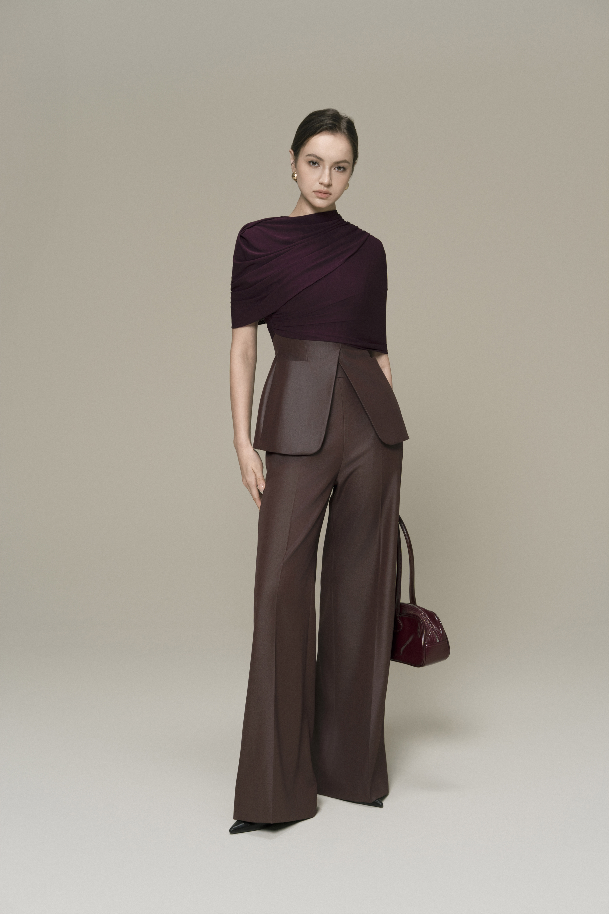 Bordeaux Flow Top & Bordeaux Flow Trousers