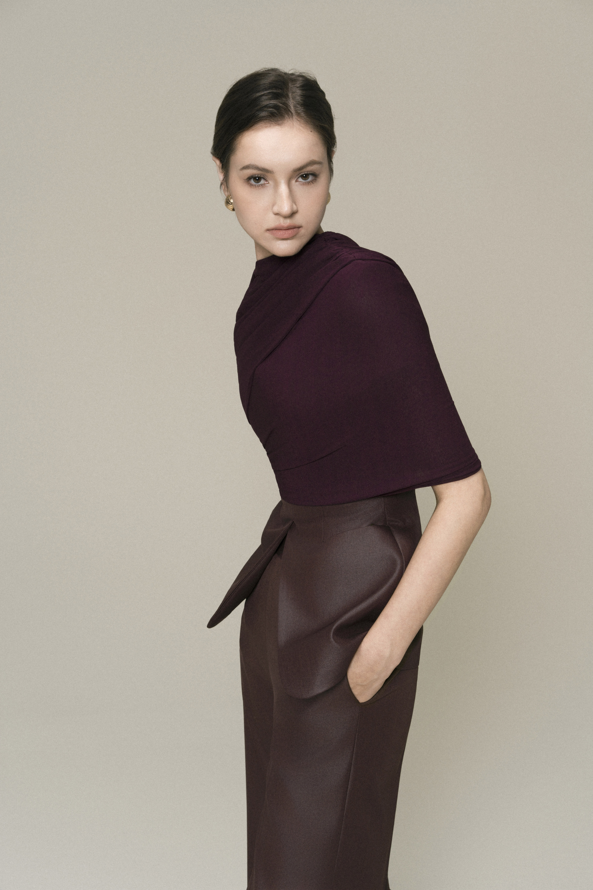 Bordeaux Flow Top & Bordeaux Flow Trousers