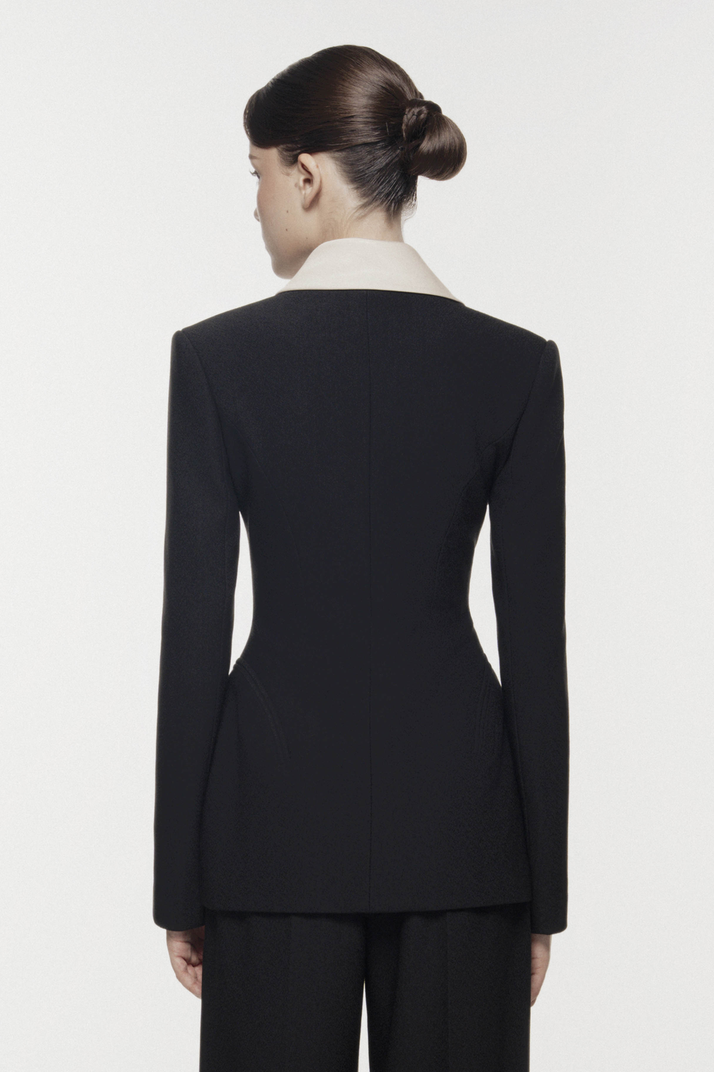 Silk-Scarf Lapel Tailored Vest