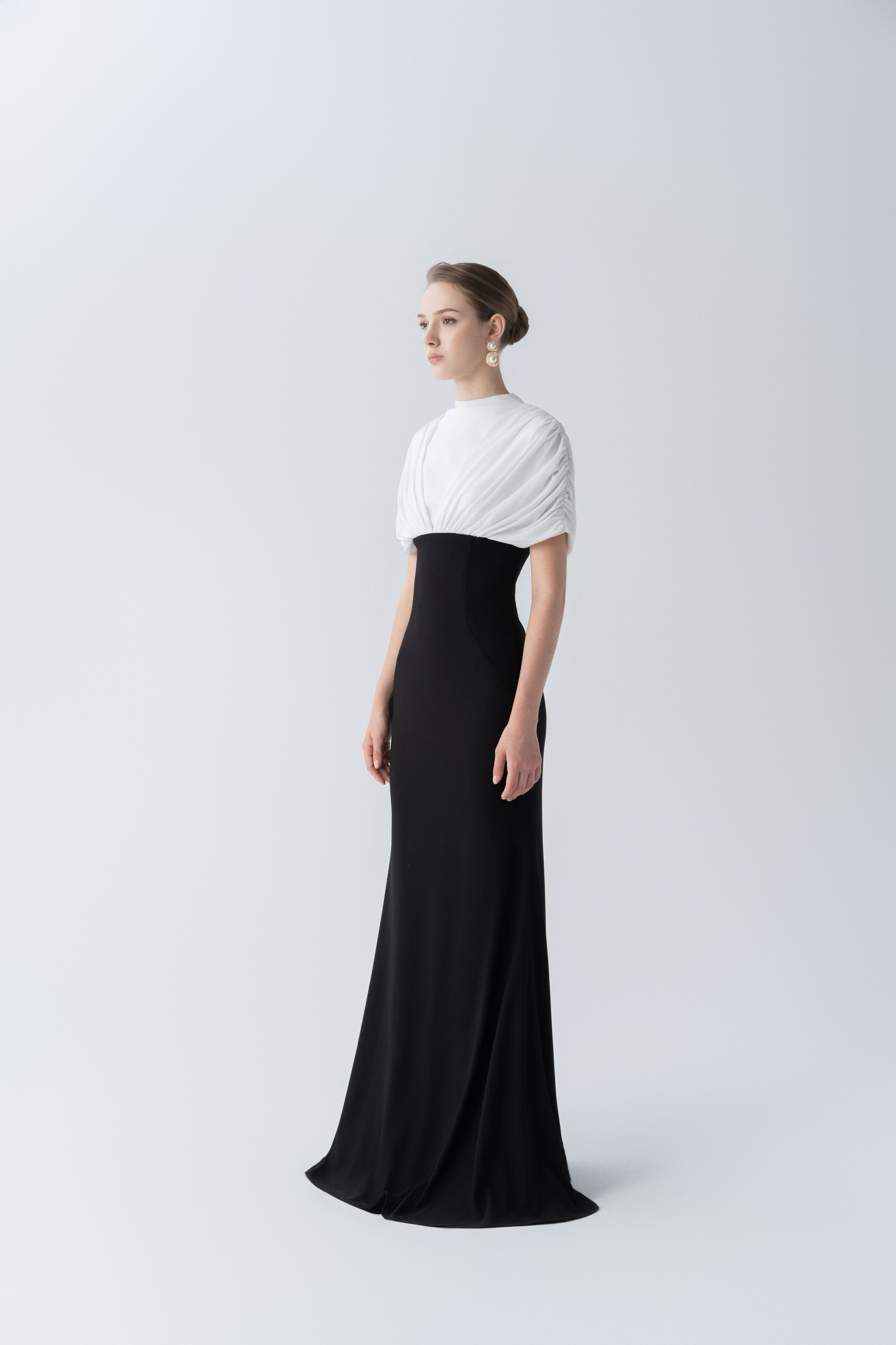 Nocturne Monochrome Gown