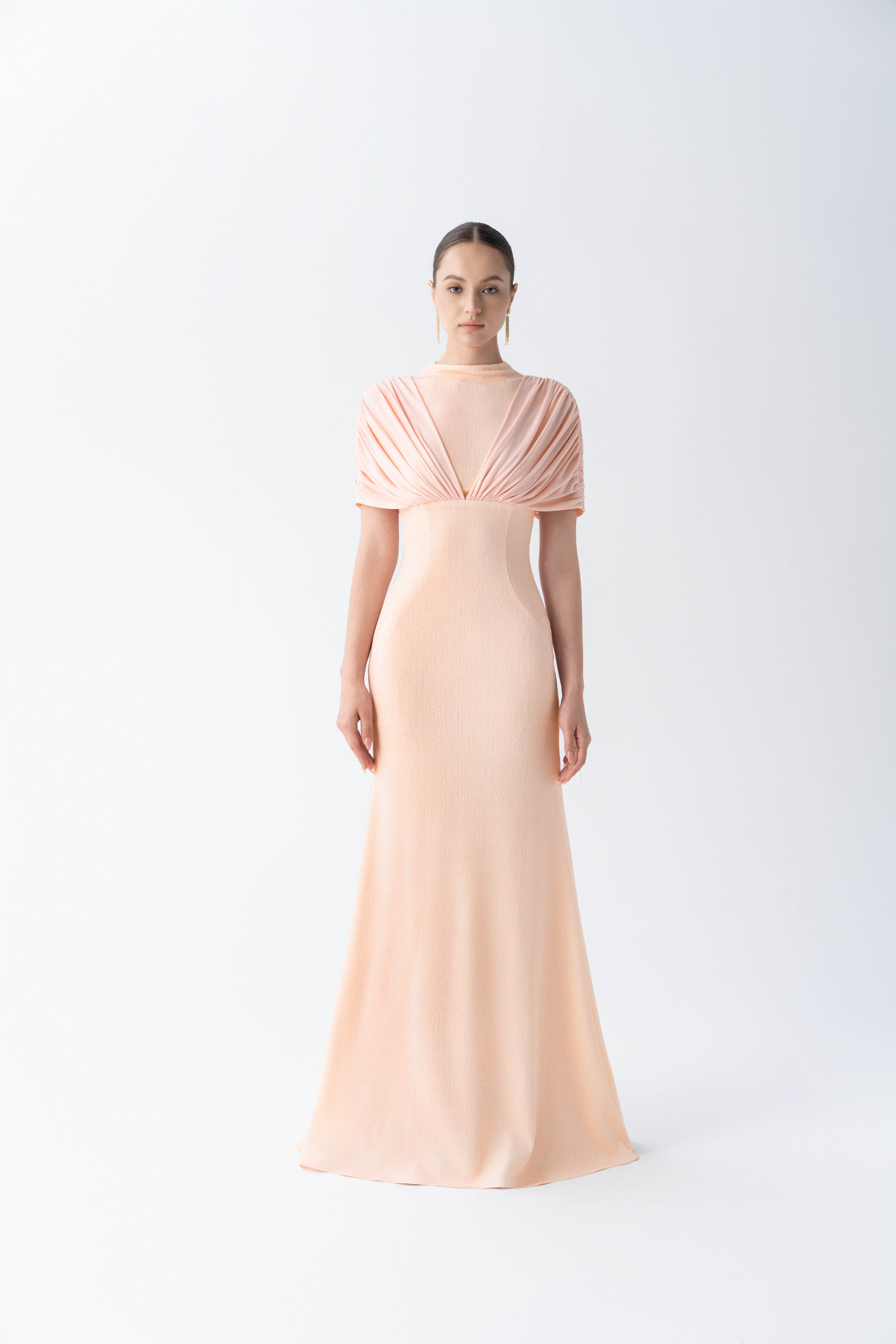 Nocturne Monochrome Gown | Black & White Fishtail Dress
