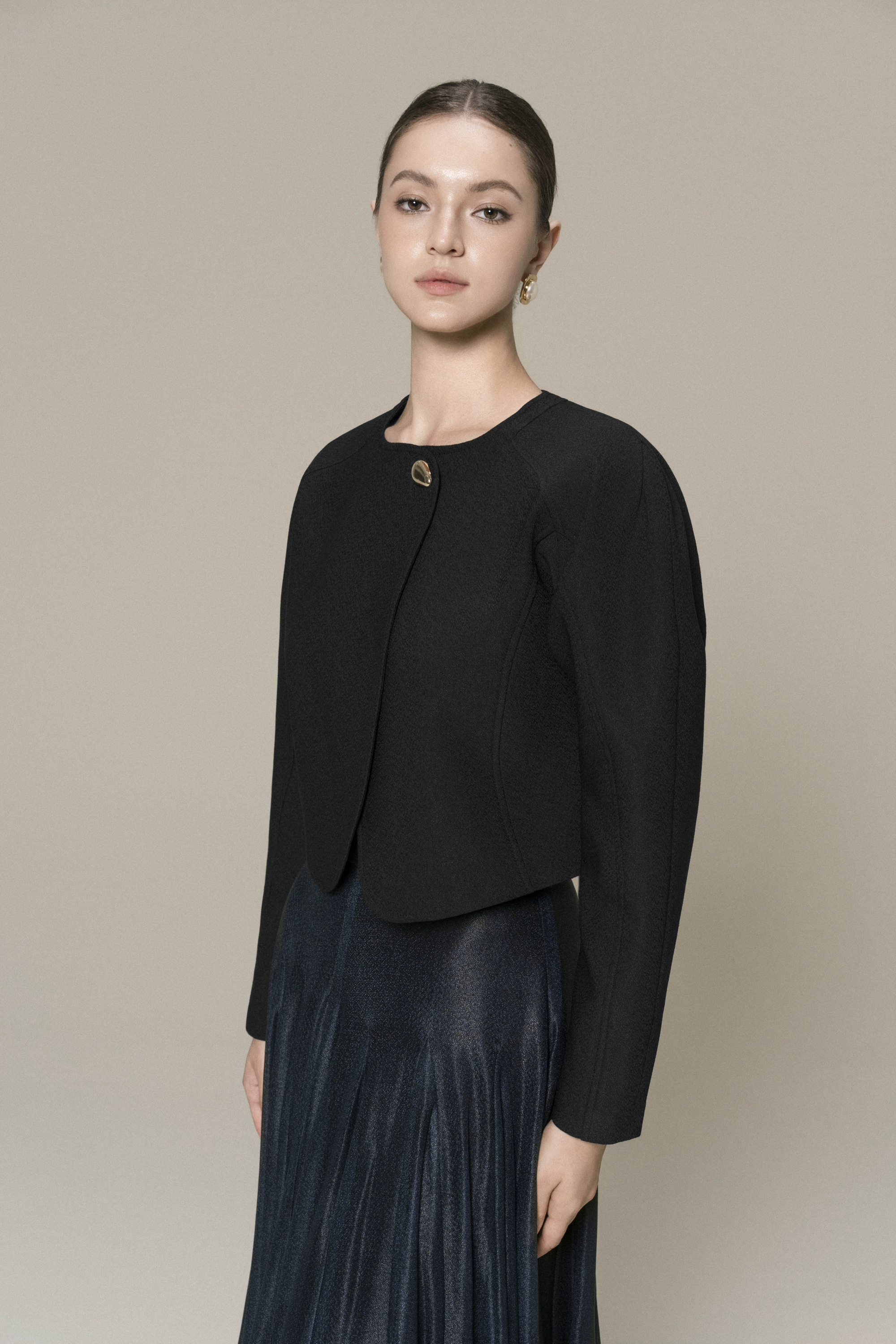 Solstice Cropped Jacket & Ombre Horizon Skirt