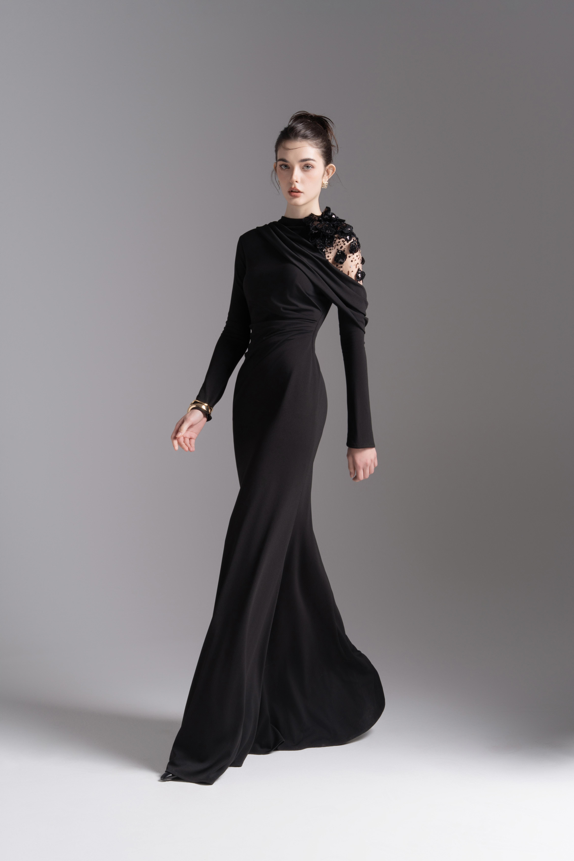 Lace Halo Midi