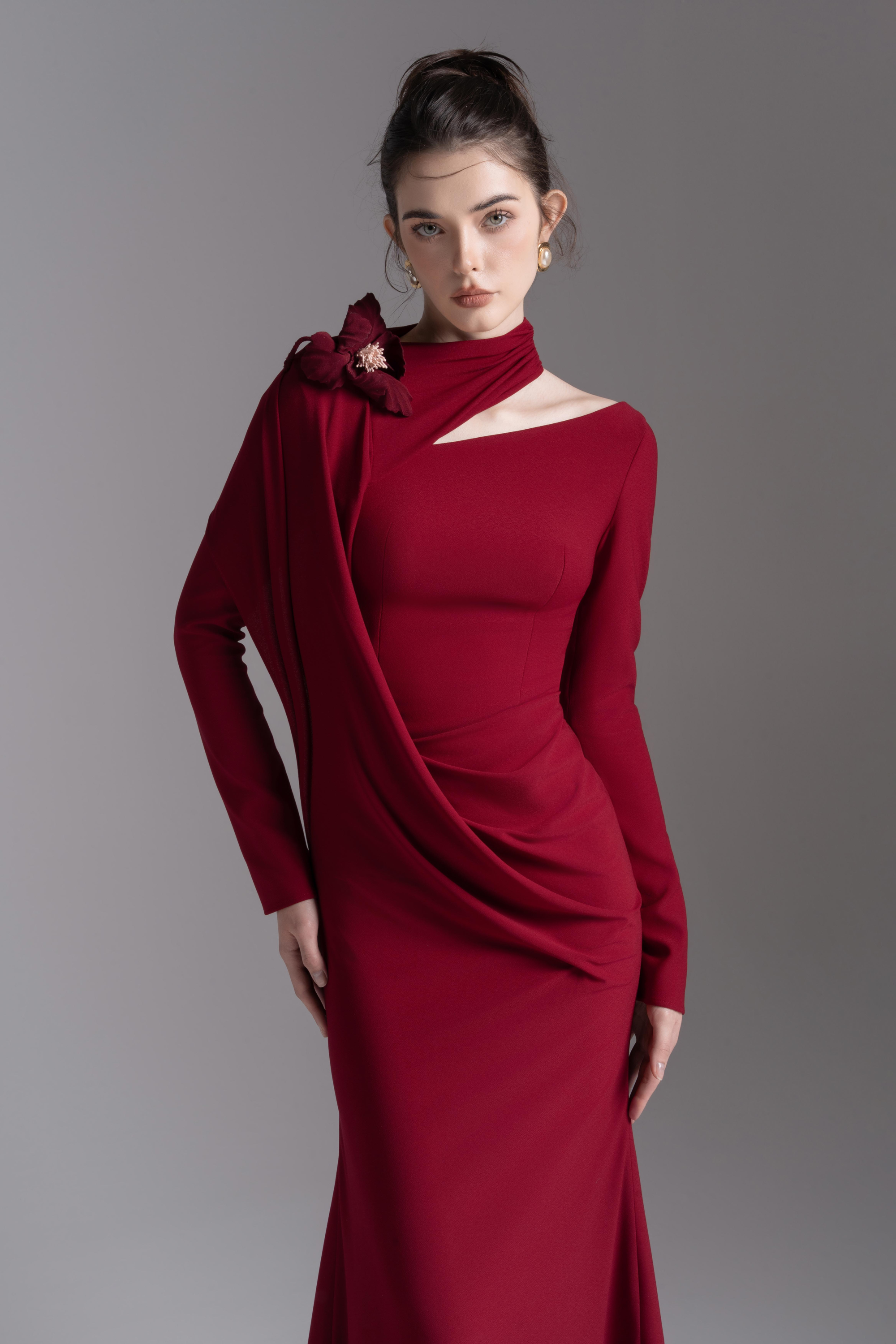 Bloom Asymmetry Dress