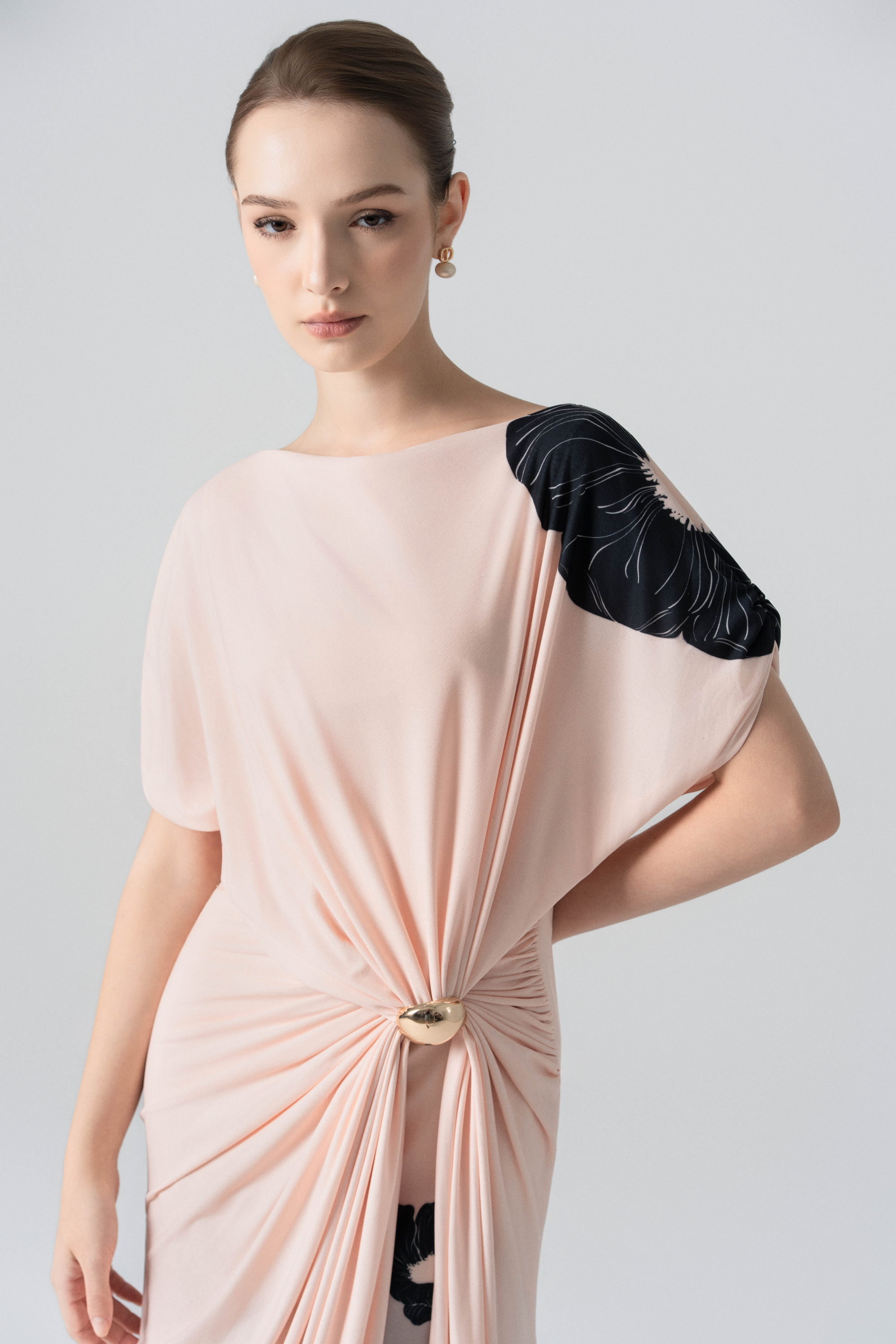 Desert Dusk Ombre Dress in Merlot