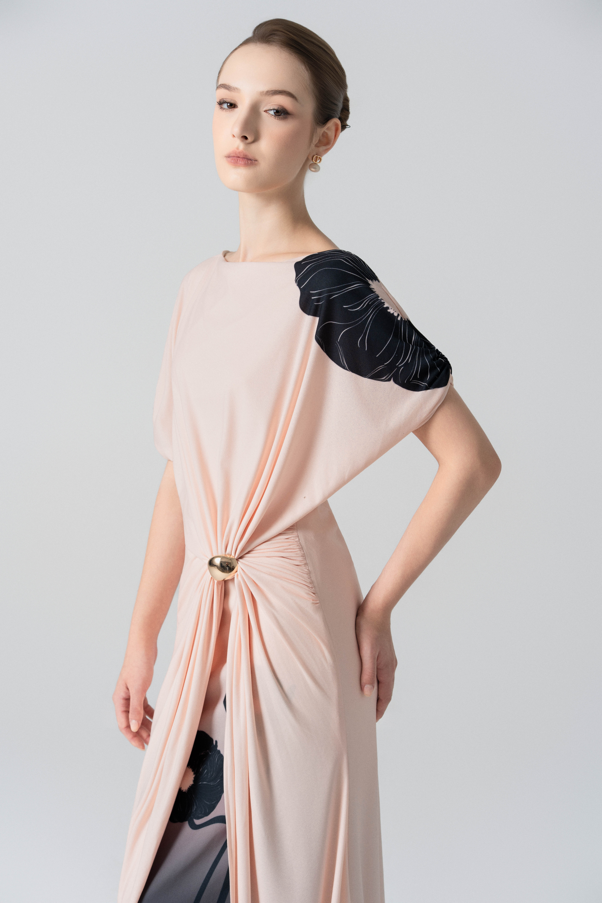 Desert Dusk Ombre Dress in Peach