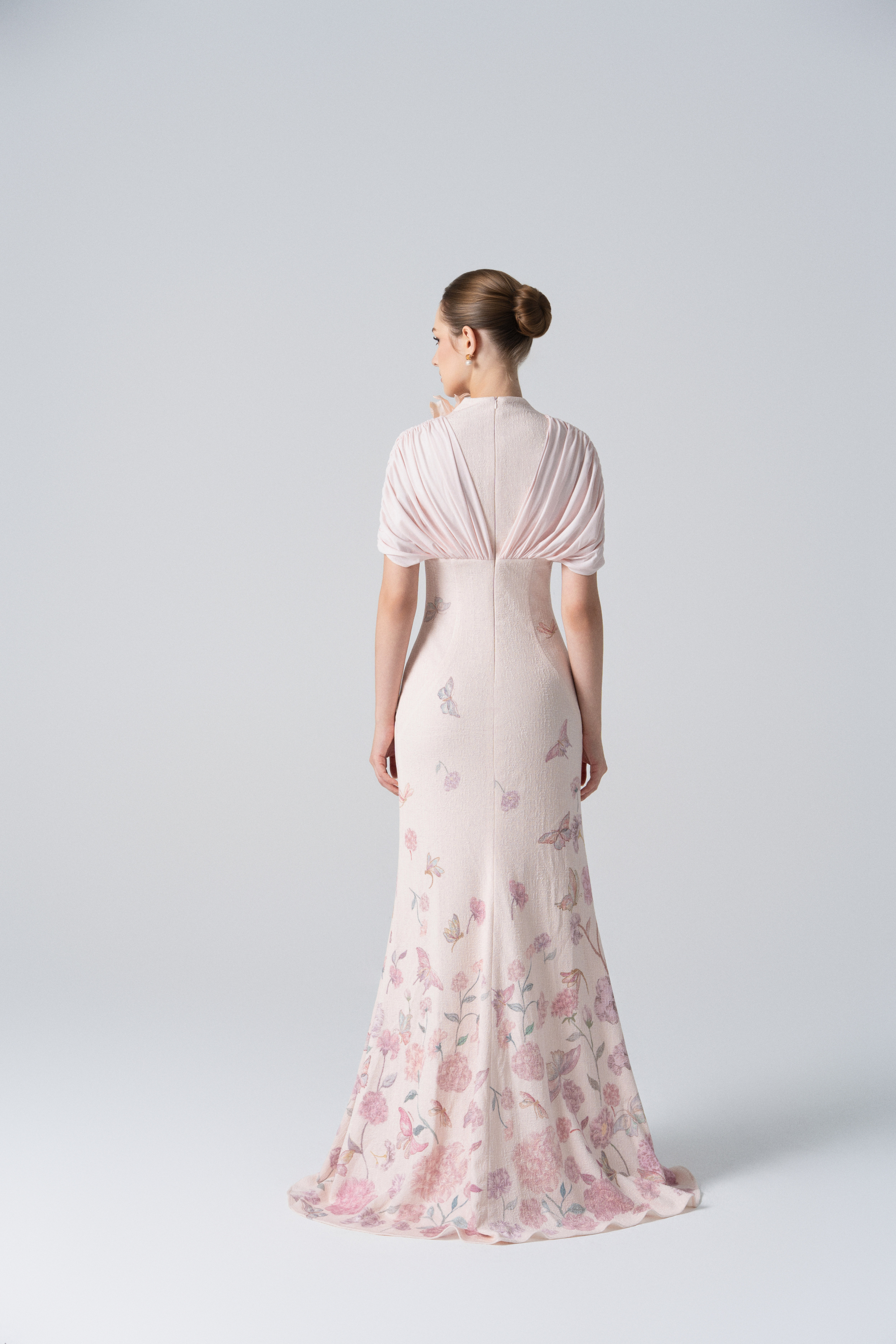 Petal Whisper Gown in Angel Wing