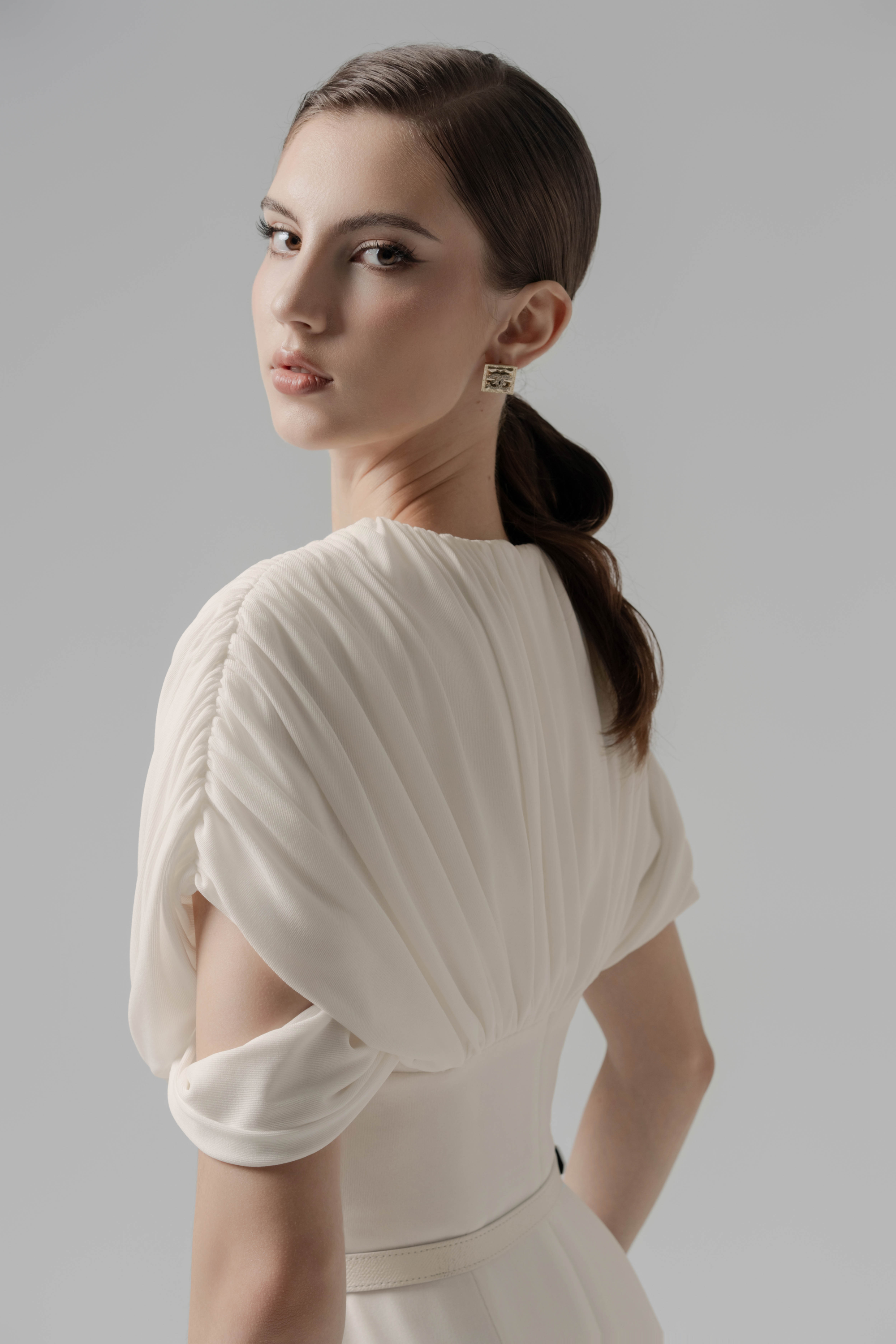 white christmas dresses Echo Drape Dress - XXS