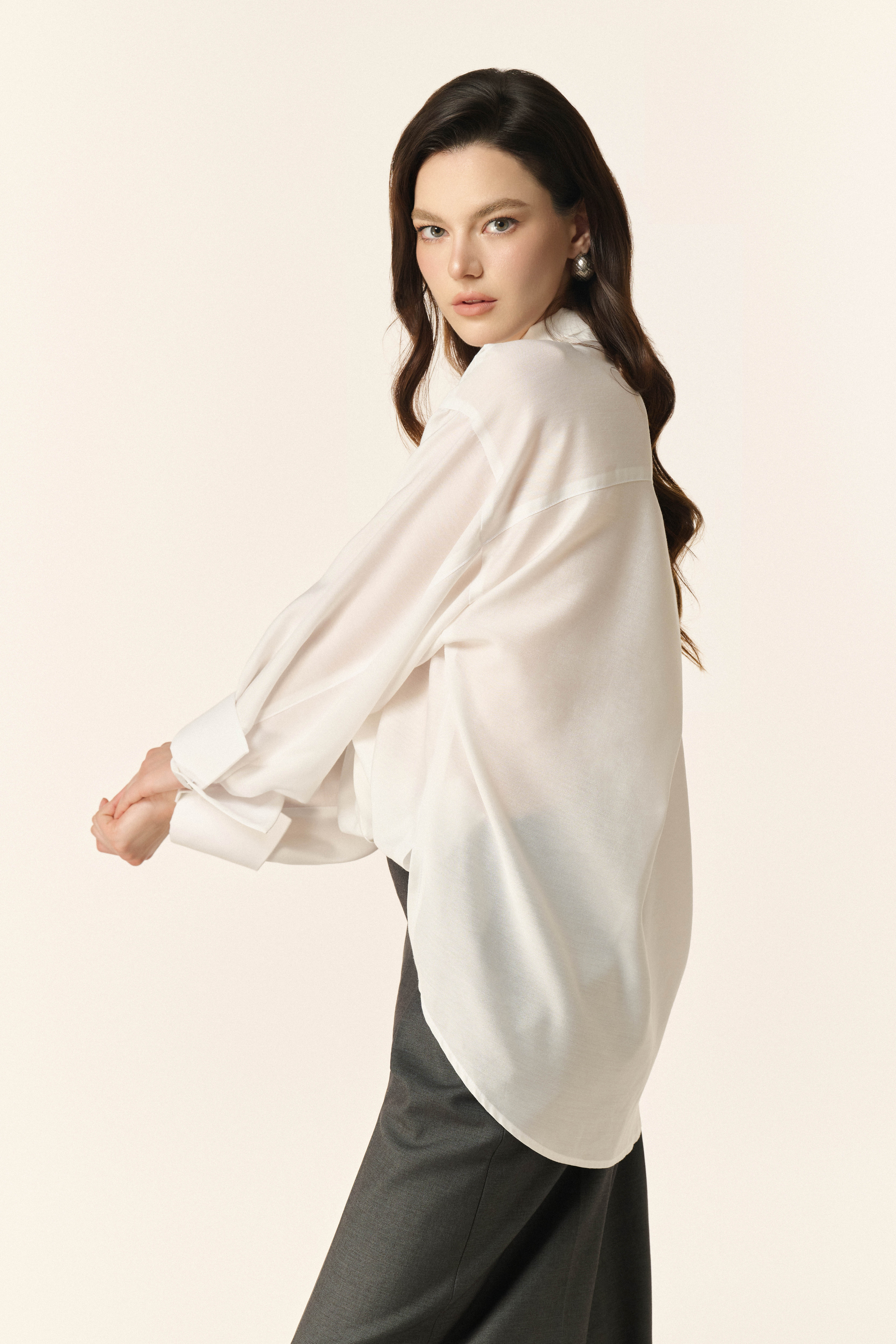 Airglow Short Long Sleeve Shirt, Ease Gilet & Ease Cocoon Pants in Dark Shadow 3 Pcs Set