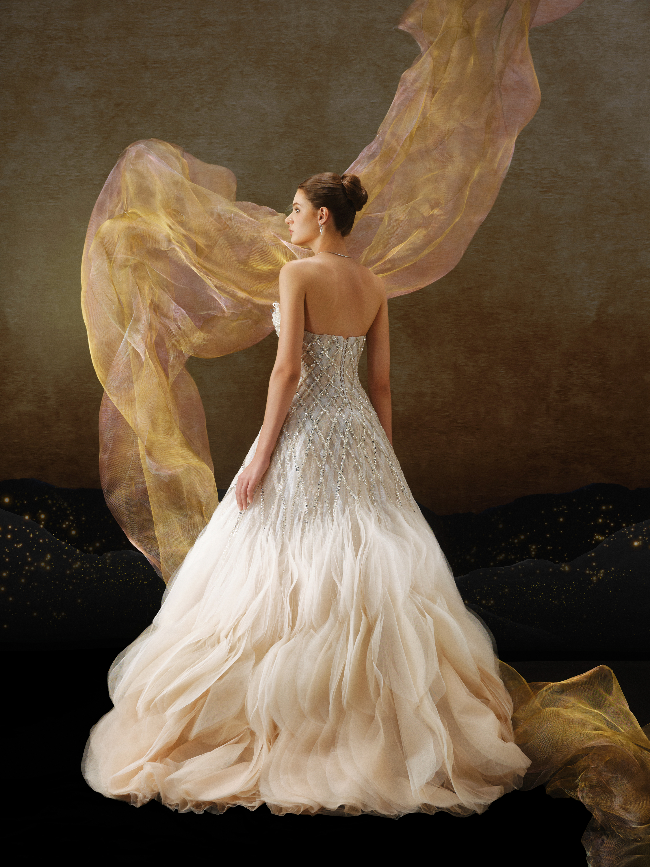 Linh Nga LMBAT246 – Limited Edition A-Line Couture Dress