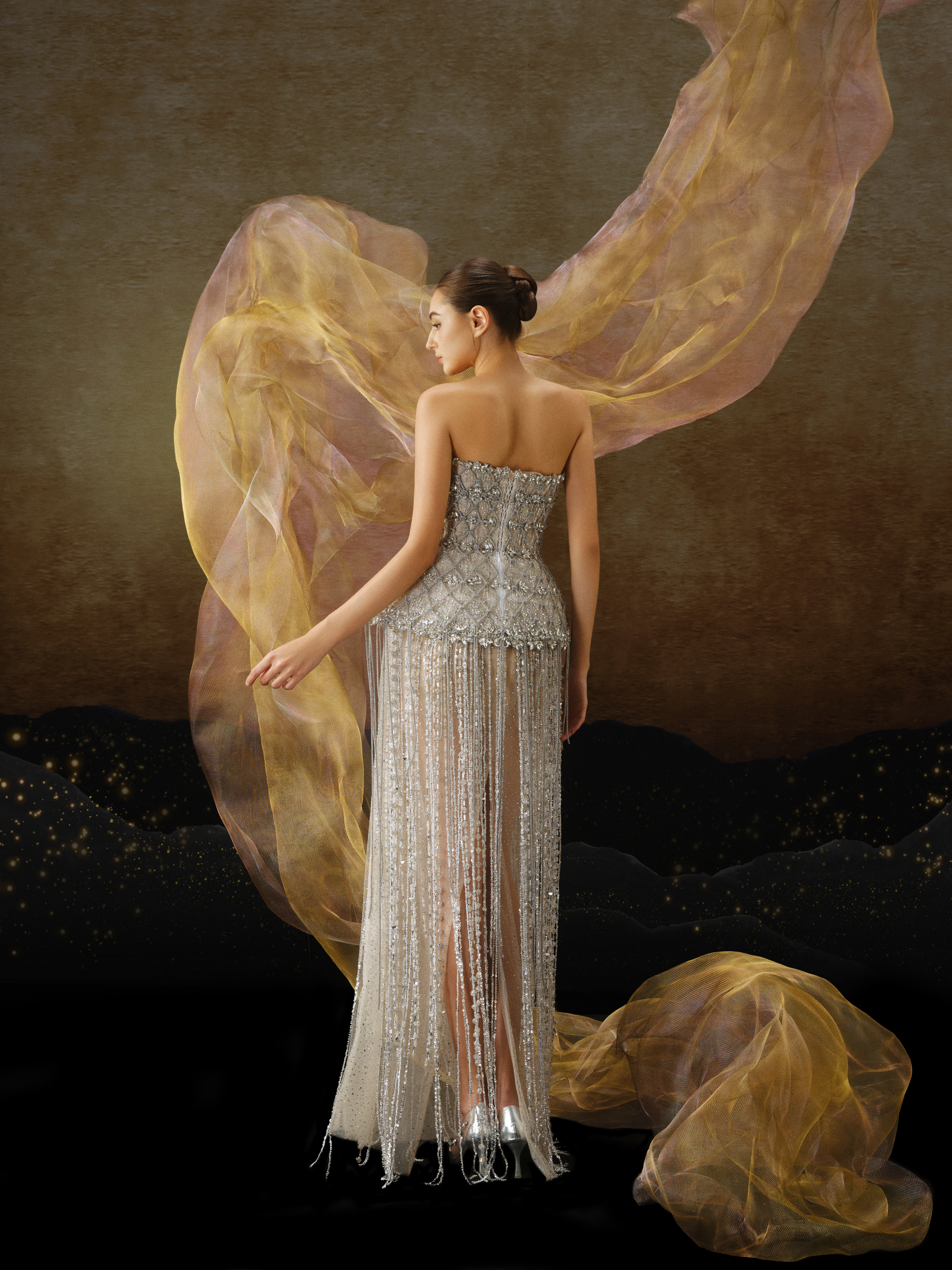 Linh Nga LMBCT292 – Limited Edition Fishtail Dress Set