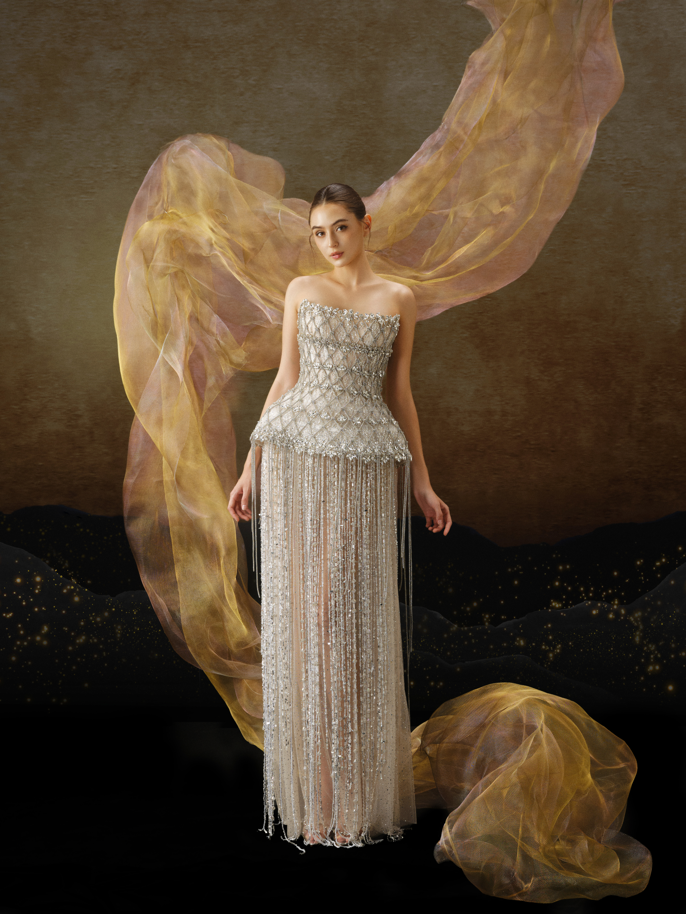 Linh Nga LMBCT292 – Limited Edition Fishtail Dress Set