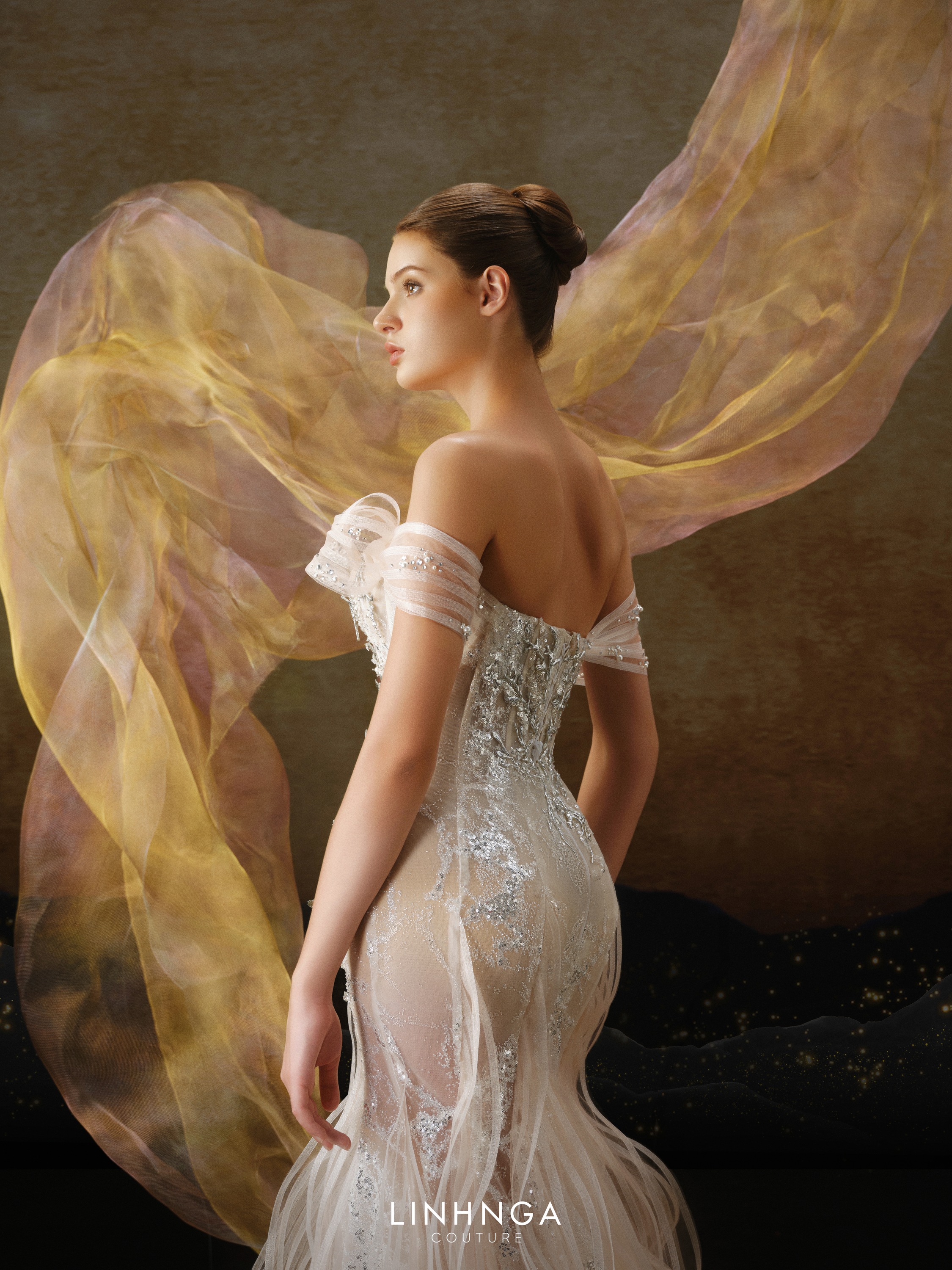 Linh Nga LMBCT295 – Limited Edition Fishtail Ballgown