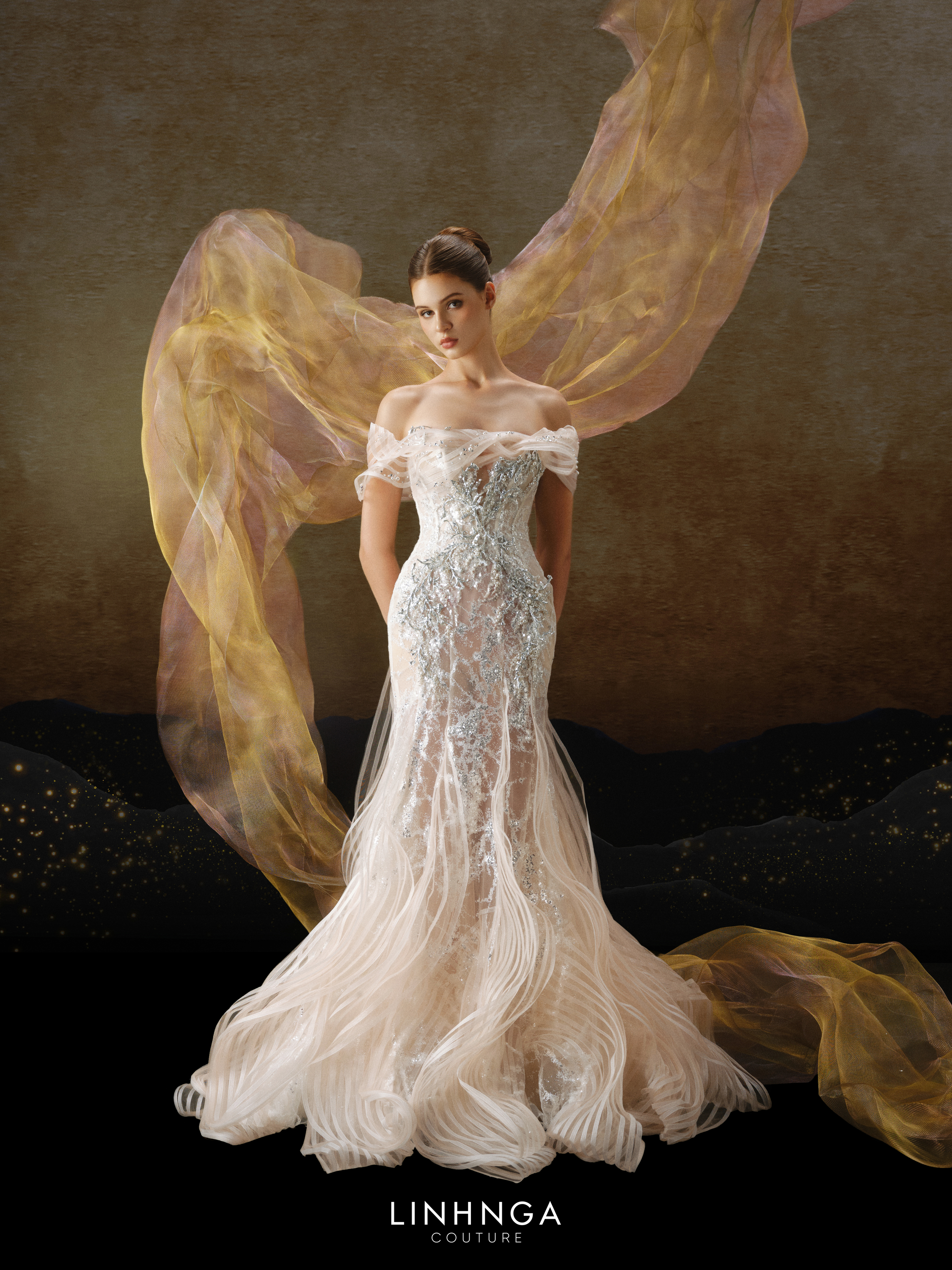 Linh Nga LMBCT295 – Limited Edition Fishtail Ballgown