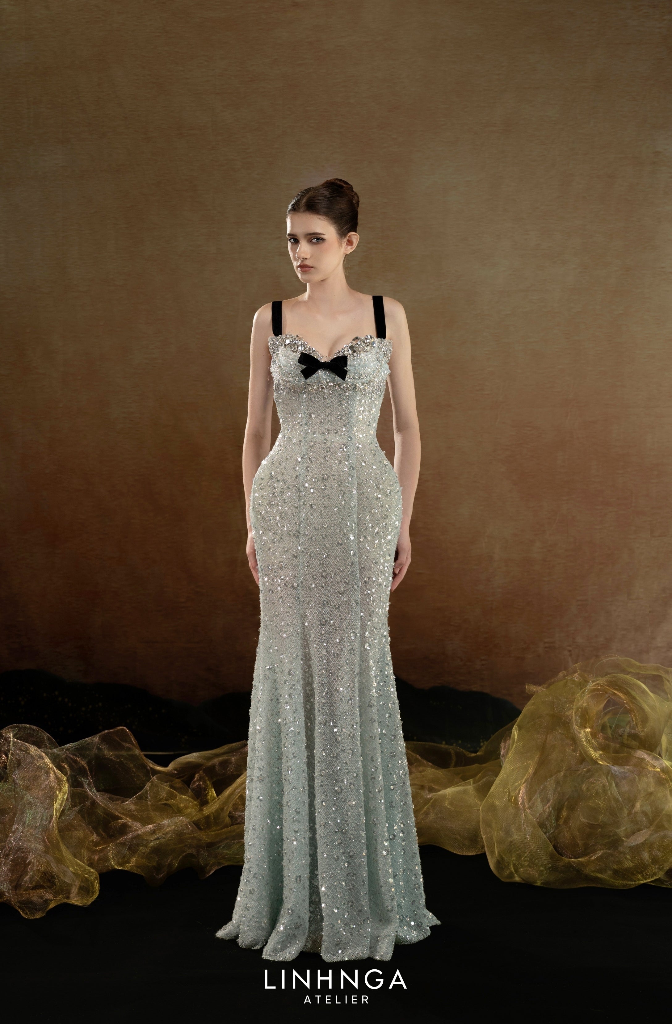 Linh Nga LMBCT297 – Icy Crystal Mermaid Elegance