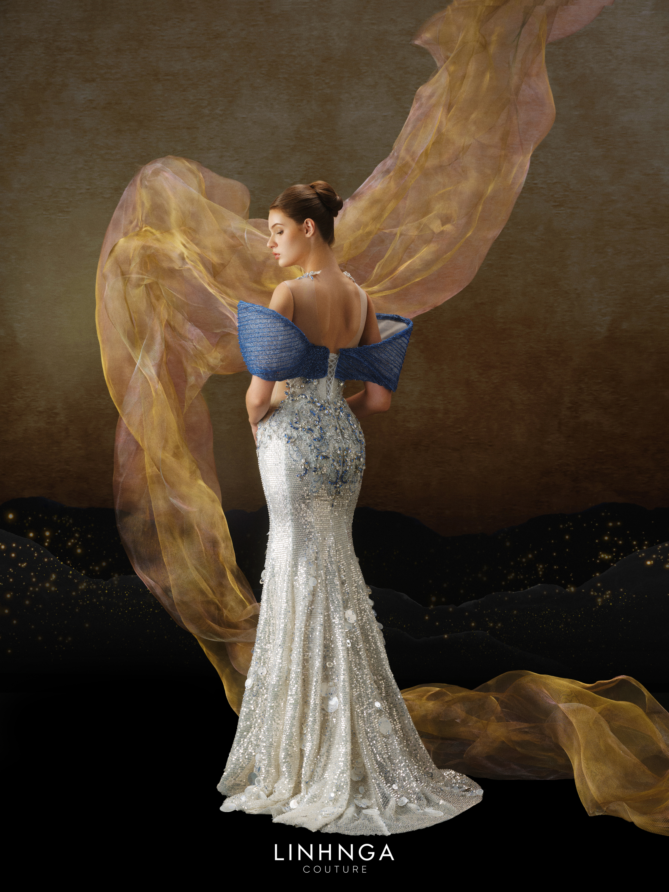 Linh Nga LMBCT300 – Limited Edition Fishtail Ballgown