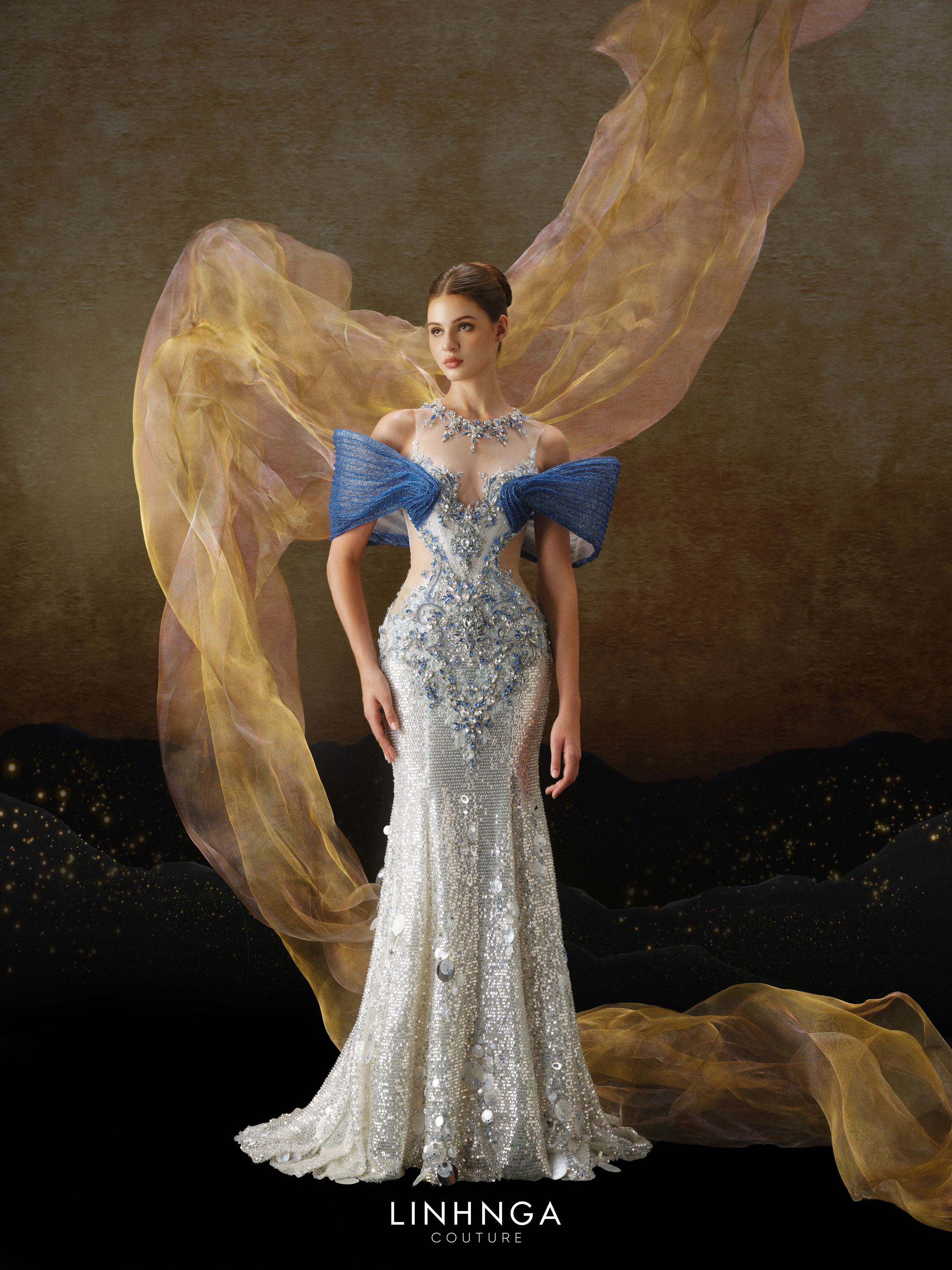 Linh Nga LMBCT300 – Limited Edition Fishtail Ballgown