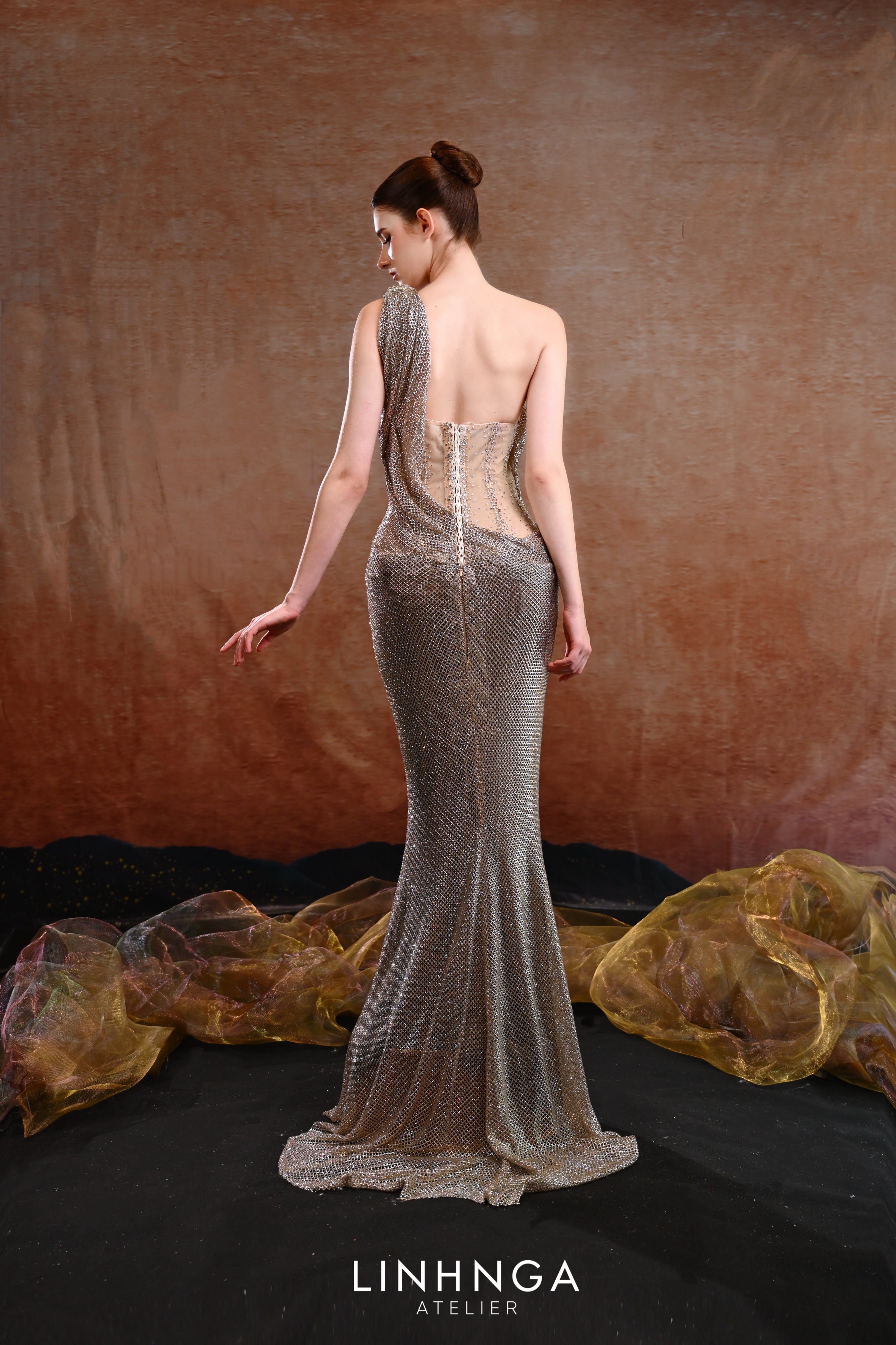 Linh Nga LMBCT303 – Limited Edition Fishtail Ballgown