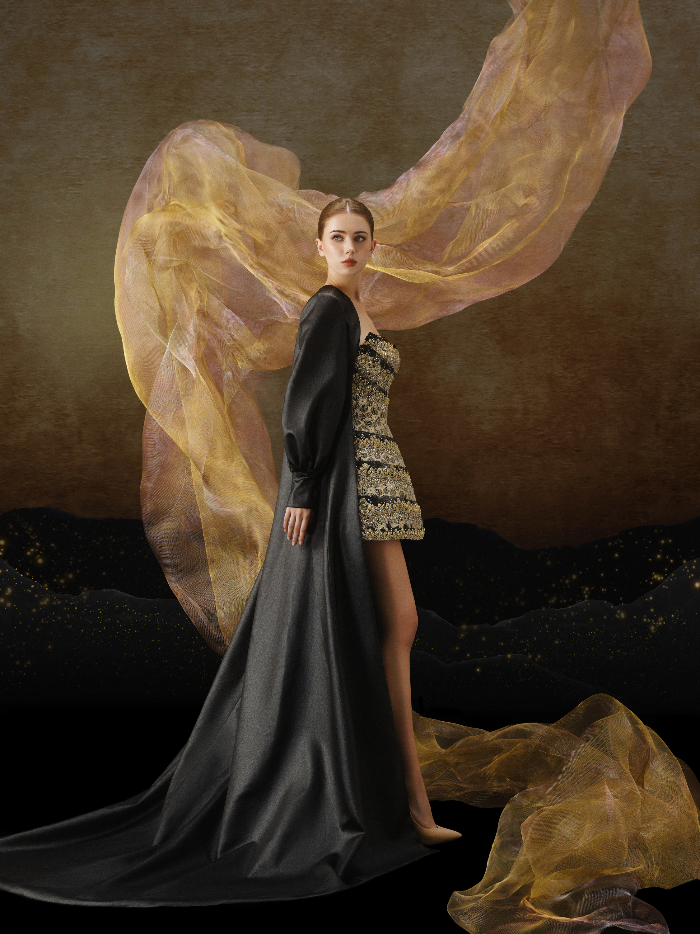 Linh Nga LXBAT249 – After Party Couture Set