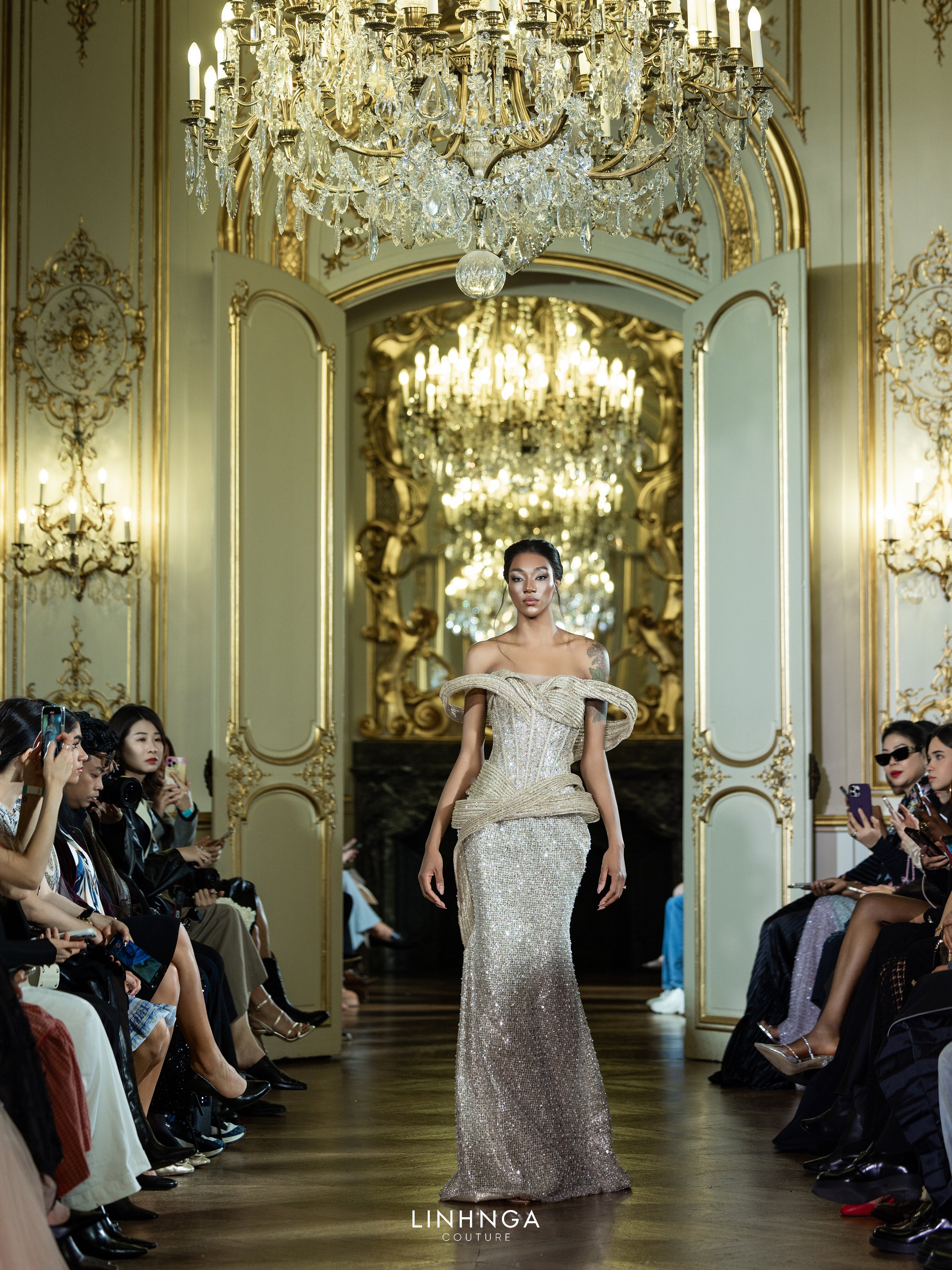 Linh Nga LXBCT175 – Luxury Fishtail Ballgown