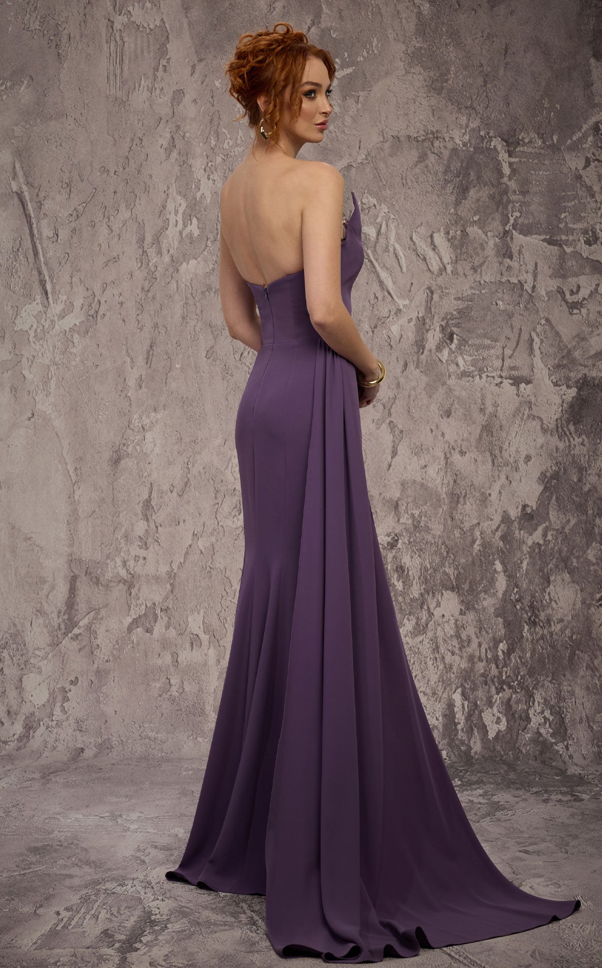 MNM Couture J03584: Crystal Sweetheart Mermaid Gown