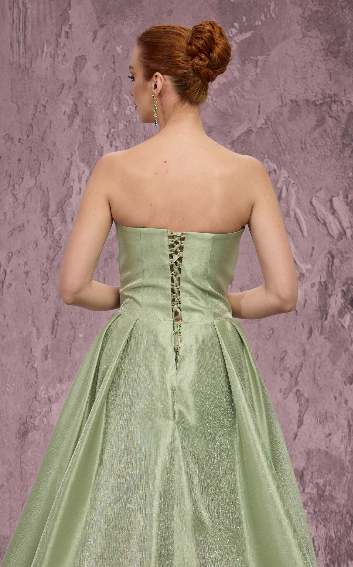 MNM Couture Q2024: Taffeta High-Low Gown