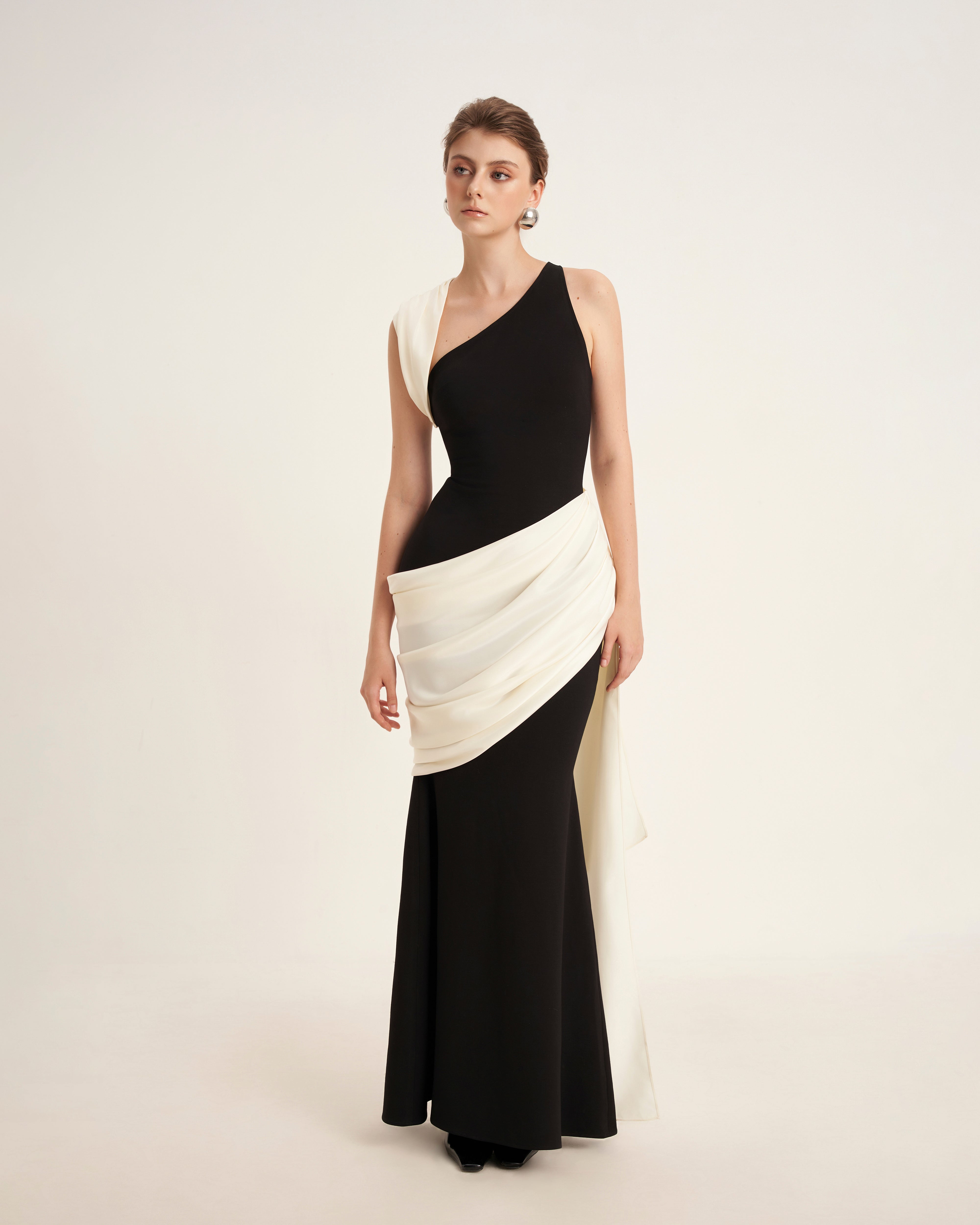 Mirer - Poppy Mermaid Ponte Knit Maxi Dress